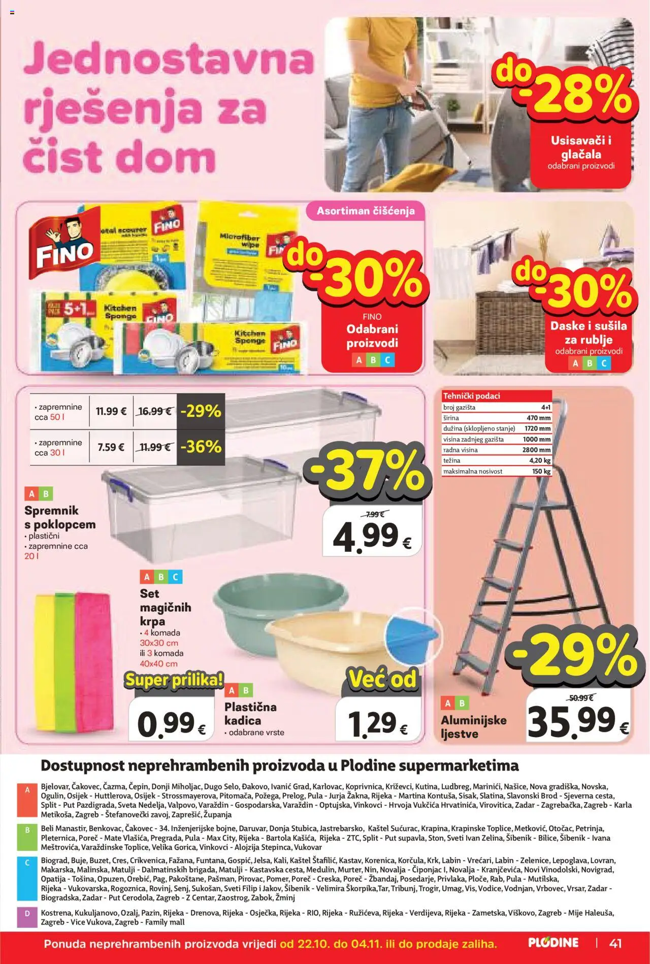 Plodine katalog | vrijedi od 22.10.2025 | Stranica: 41 | Proizvodi: Krpa