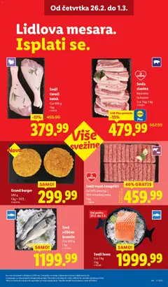 Svež očišćen brancin, Cca 600 g, 1 kg - pregled Lidl kataloga - važi od 26.02.2026 | Strana: 15