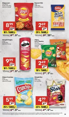 Pogląd oferty "Delikatesy Centrum Gazetka" - ważna od 06.11.2025 | Strona: 25 | Produkty: Chrupki, Delikatesy, Popcorn, Pringles
