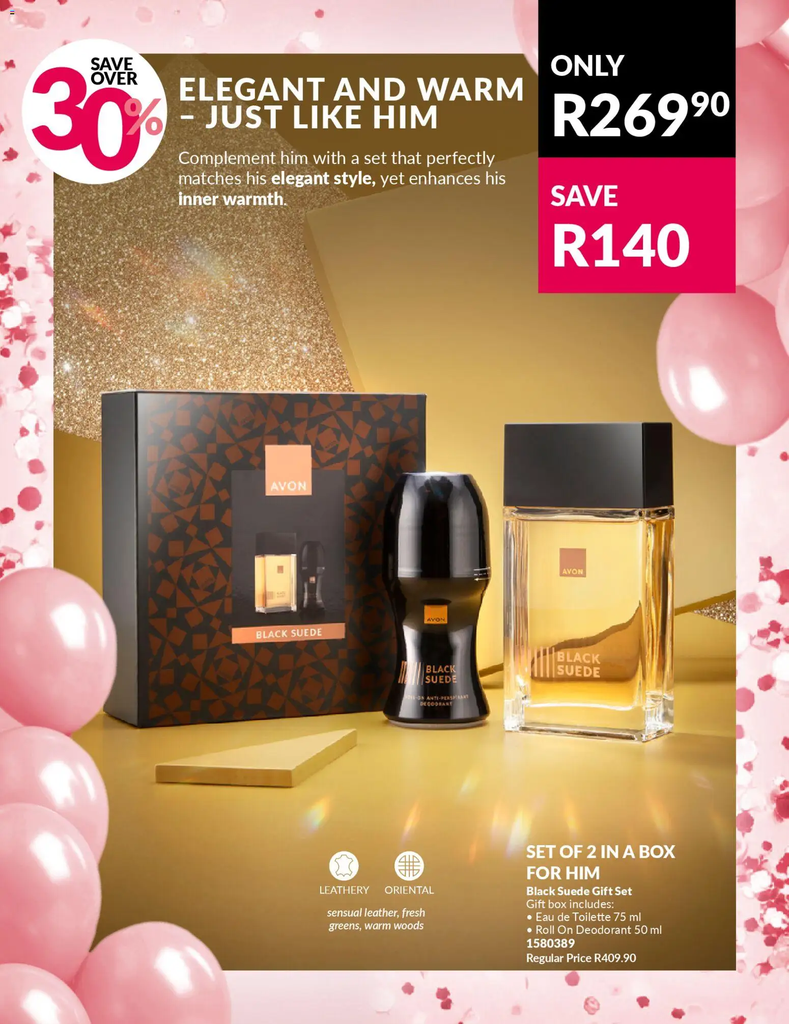 New Avon catalogue – valid from 24.01.2026 | Page: 9 | Products: Box, Eau de toilette, Deodorant