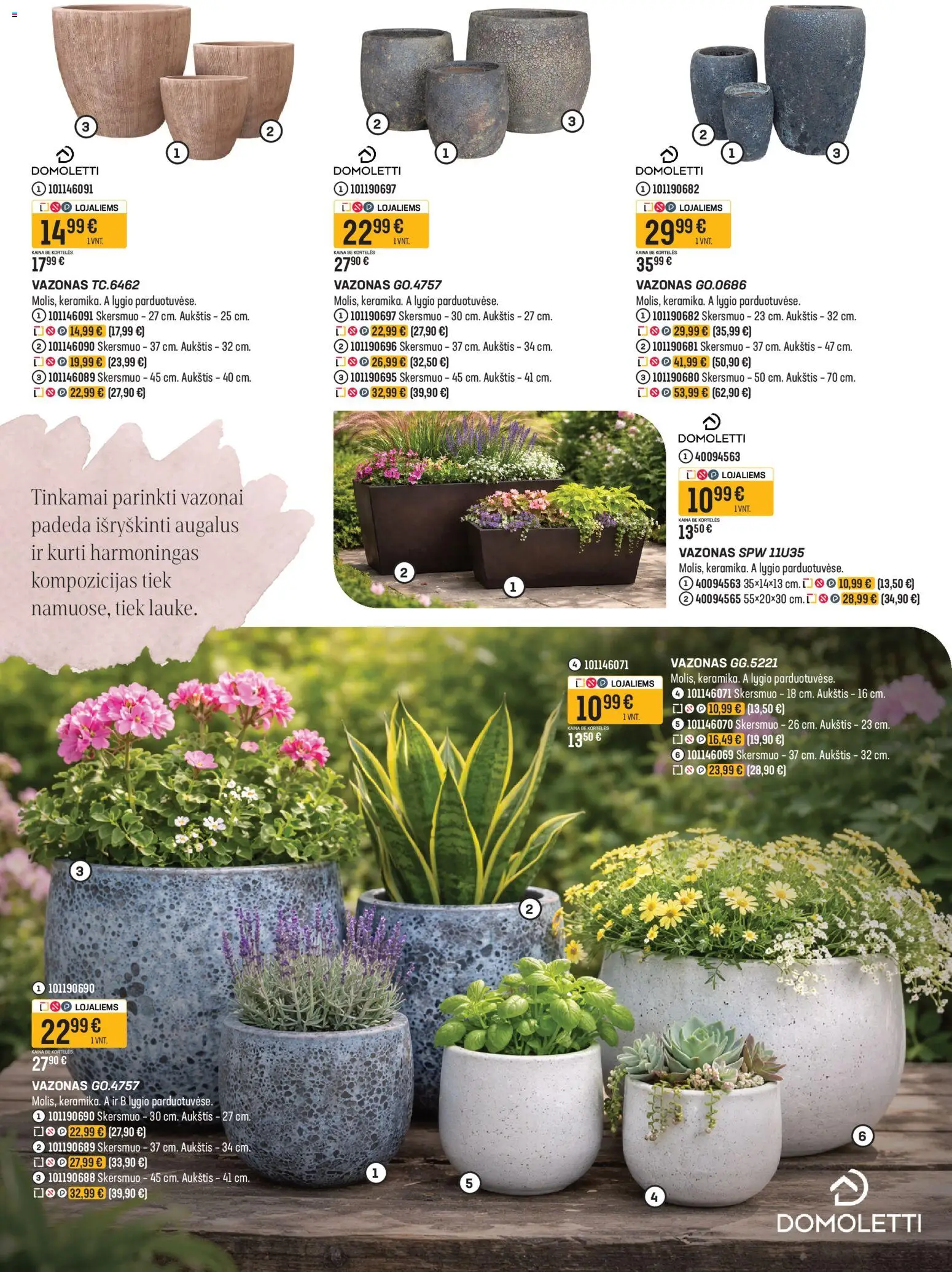 Senukai akcijos nuo 16.04.2026 | Puslapis: 12 | Prekių: Vazonas