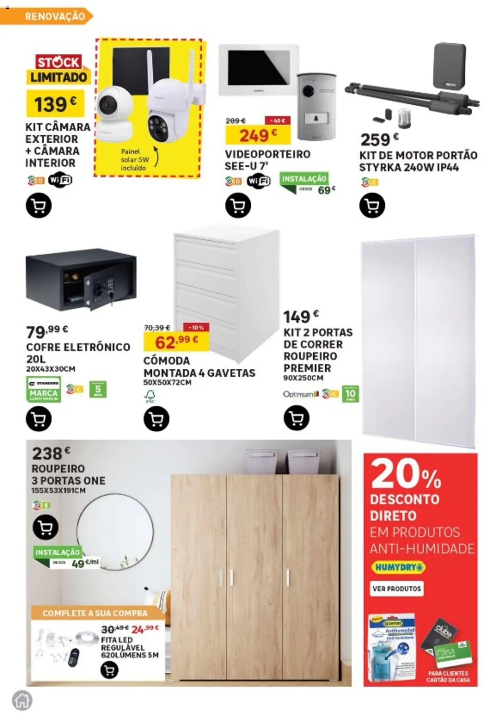 Leroy Merlin Portugal Continental │ válido de 13.11.2025 | Página: 6 | Produtos: Portão, Roupeiro, Portas, Cómoda