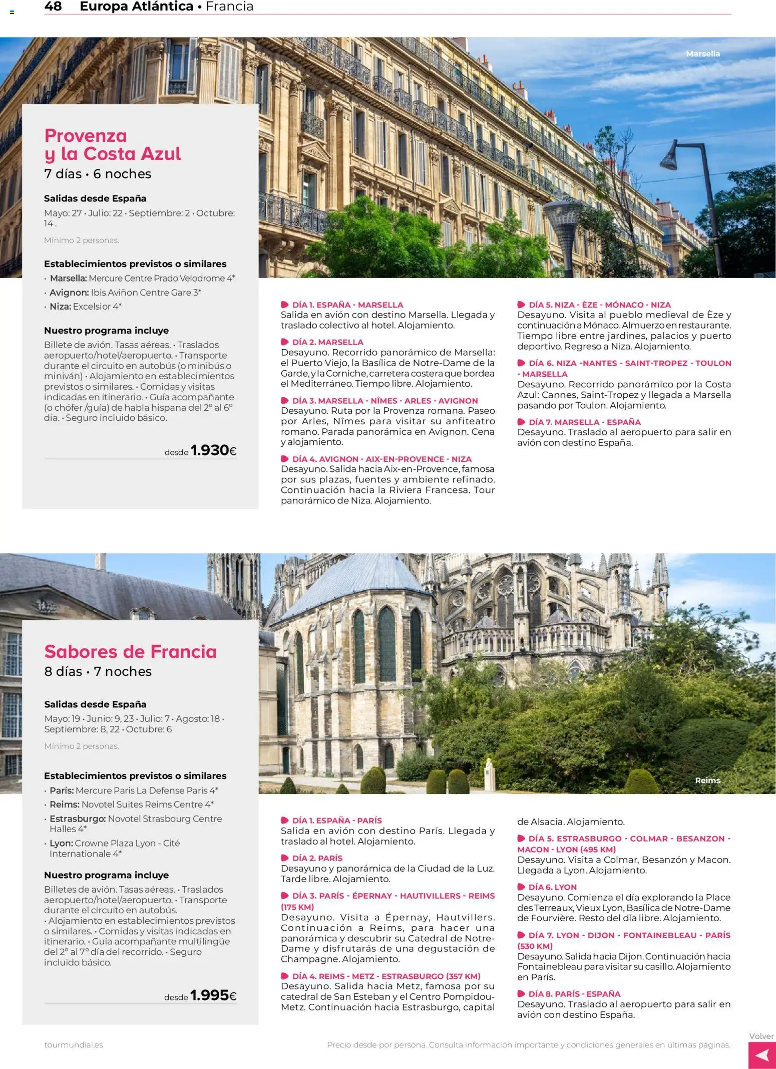 Viajes El Corte Inglés Europa │ válido desde el 01.01.2026 | Página: 48