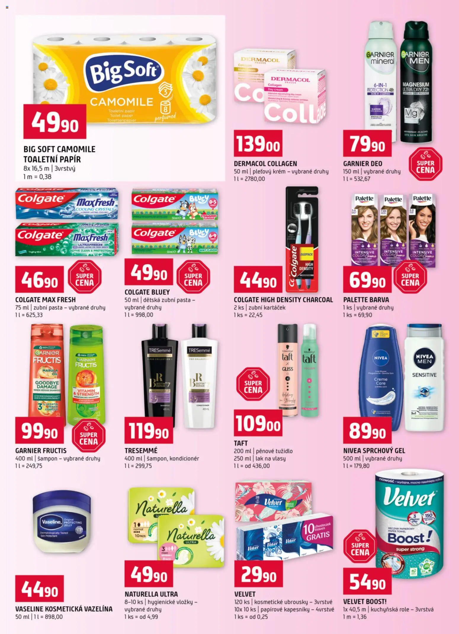 Terno leták od 21.01.2026 | Strana: 14 | Produkty: Zubní pasta, Nivea, Krém, Kondicionér