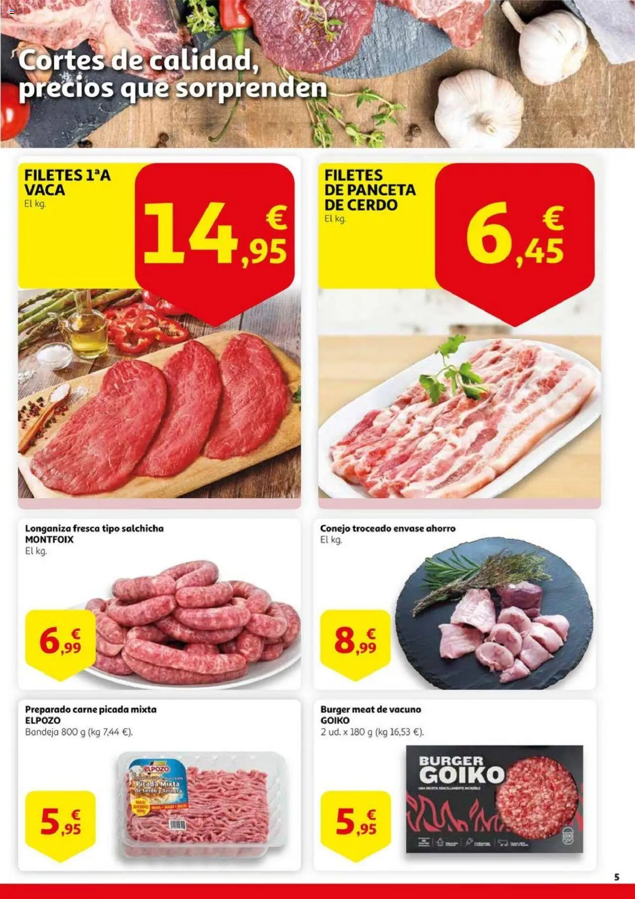 Alcampo - Especial Mascotas Guanya en estalvi │ válido desde el 20.05.2025 | Página: 5 | Productos: Ηλεκτρικός φούρνος, Cerdo, Longaniza, Bandeja
