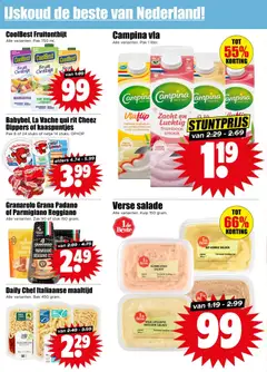 Folder/ Publicité - Voorbeeld van een folder van Dirk, geldig van 18.02.2026 | Pagina: 12 | Producten: Salade, La, Banaan, Yoghurt