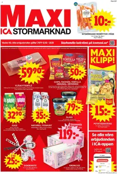 ICA Maxi - Burlöv - Förhandsvisning av reklamblad från butik ICA Maxi aktuell från 29.09.2025