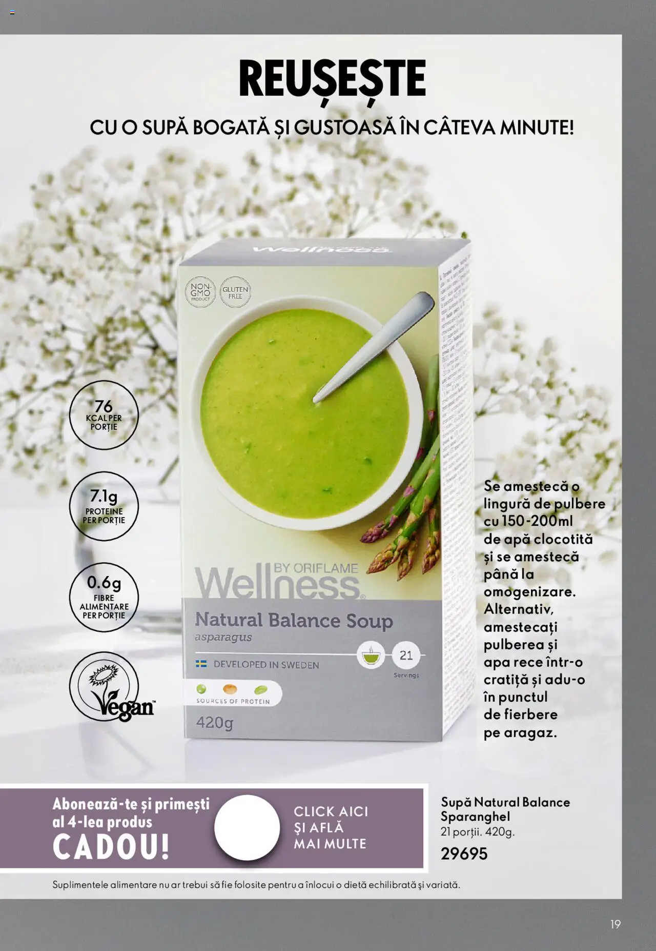 Noul catalog Oriflame – valabil de la 31.10.2023 | Pagină: 19 | Produse: Cratiță, Apă