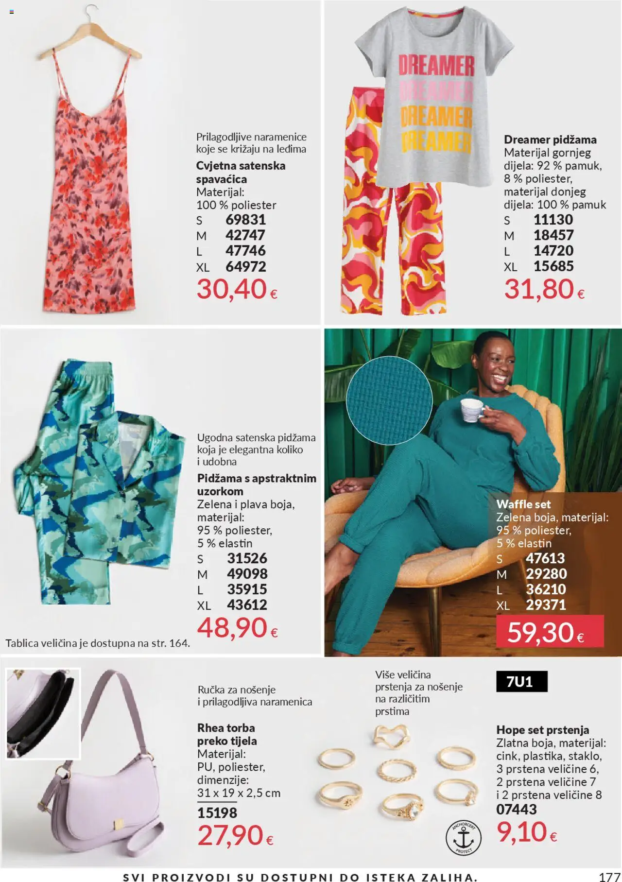 Avon katalog | vrijedi od 30.09.2025 | Stranica: 177 | Proizvodi: Pidžama, Torba
