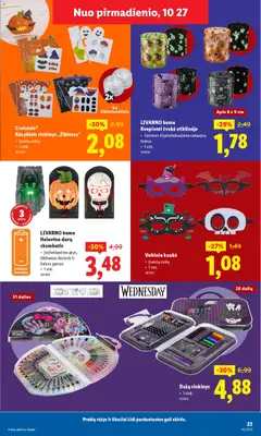 LIDL leidinys galioja nuo 27.10.2025 | Puslapis: 23 | Prekių: Kaukė