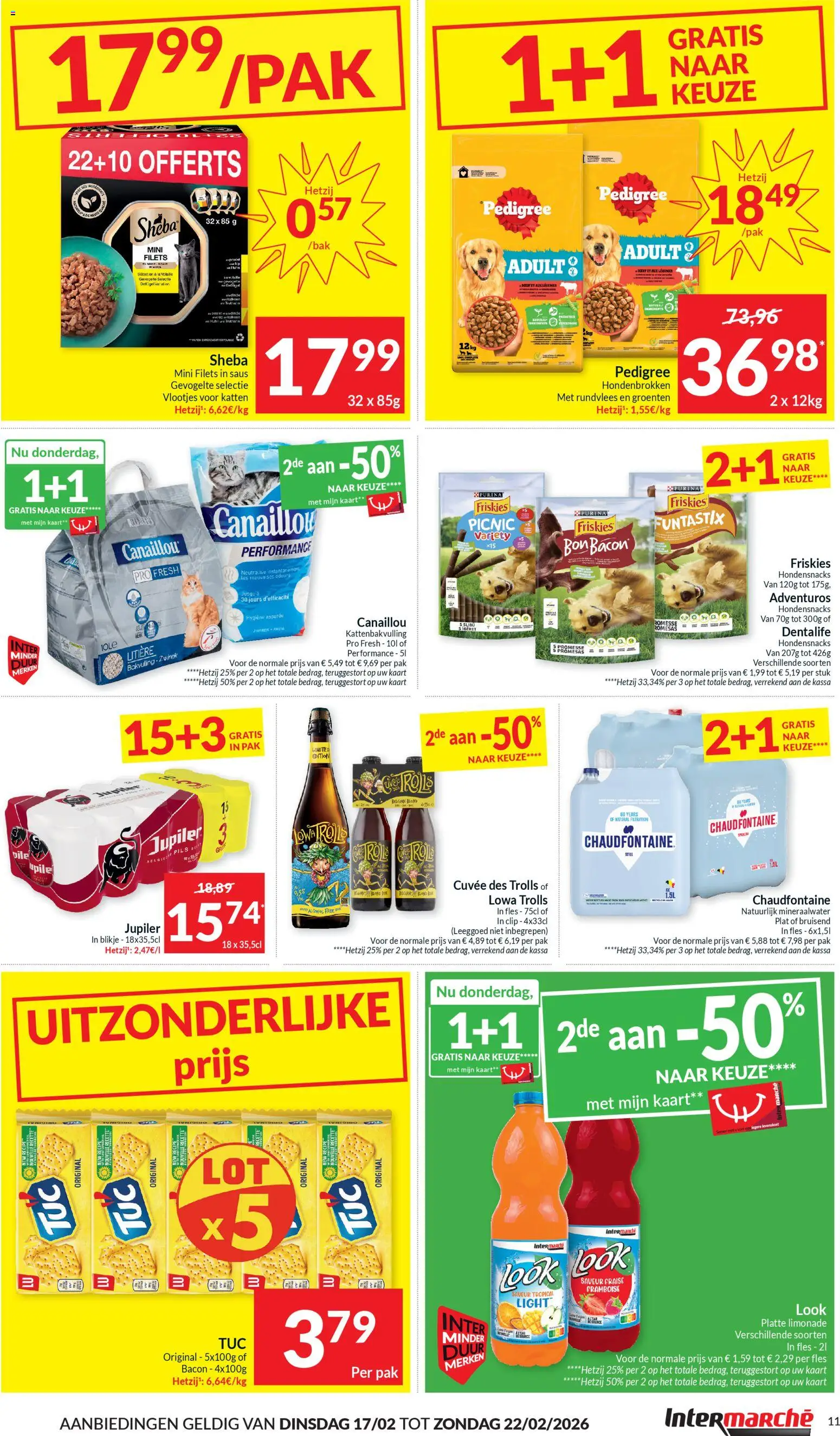 {H1} | Pagina: 11 | Producten: Limonade, La, Mineraalwater, Kaart