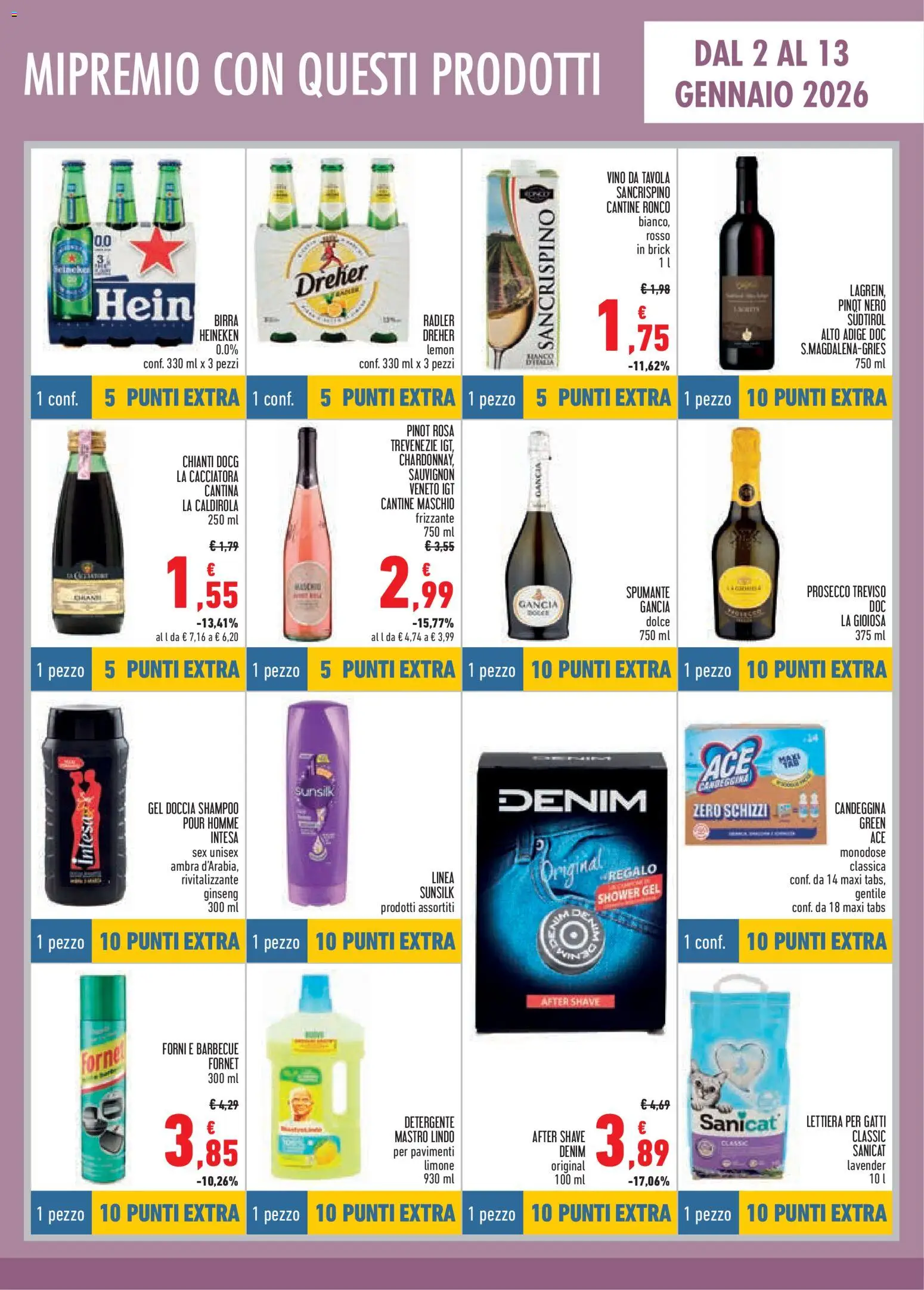 Volantino Conad del 02.01.2026 | Pagina: 7 | Prodotti: Birra, Lettiera per gatti, Detergente, Barbecue