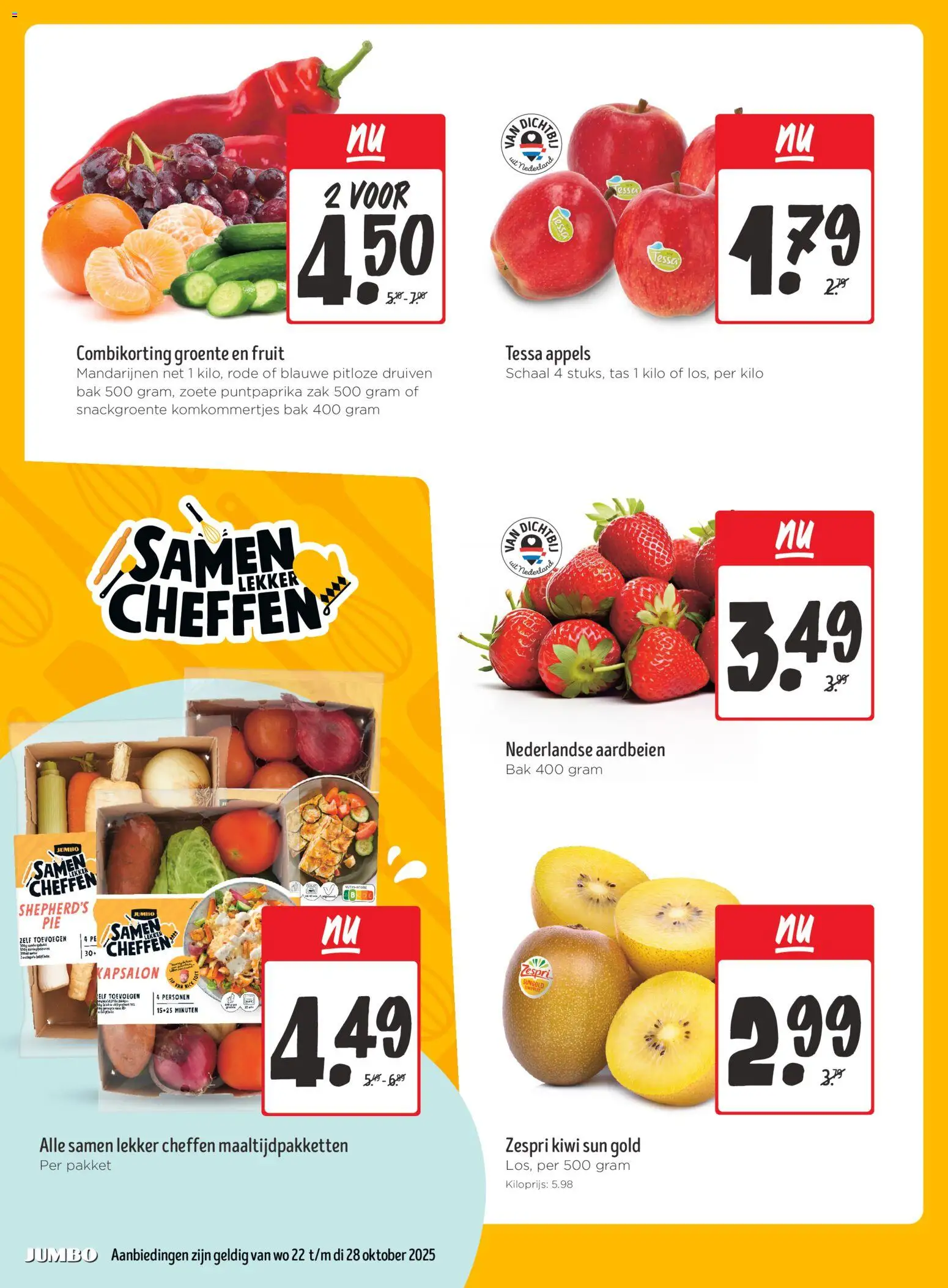 {H1} | Pagina: 18 | Producten: Kiwi, Mandarijnen, Schaal, Zak