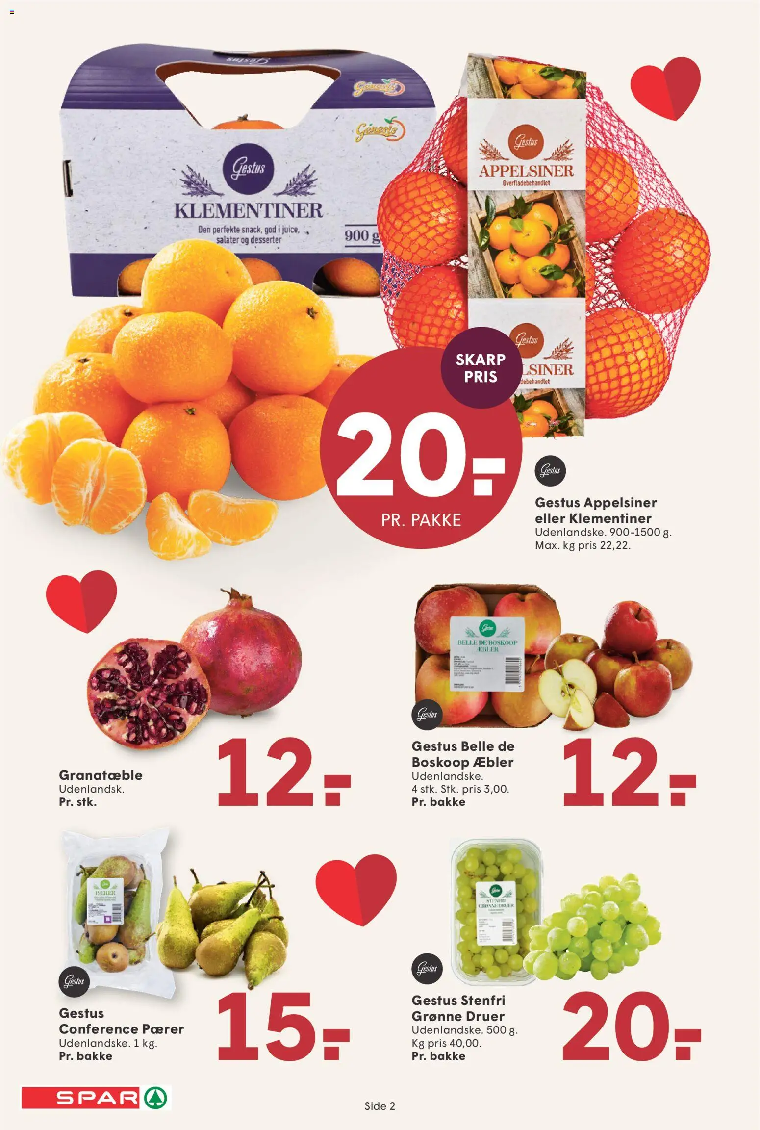 Spar tilbudsavis – gyldig fra 12.12.2025 | Side: 6 | Produkter: Æbler, Appelsiner, Pærer