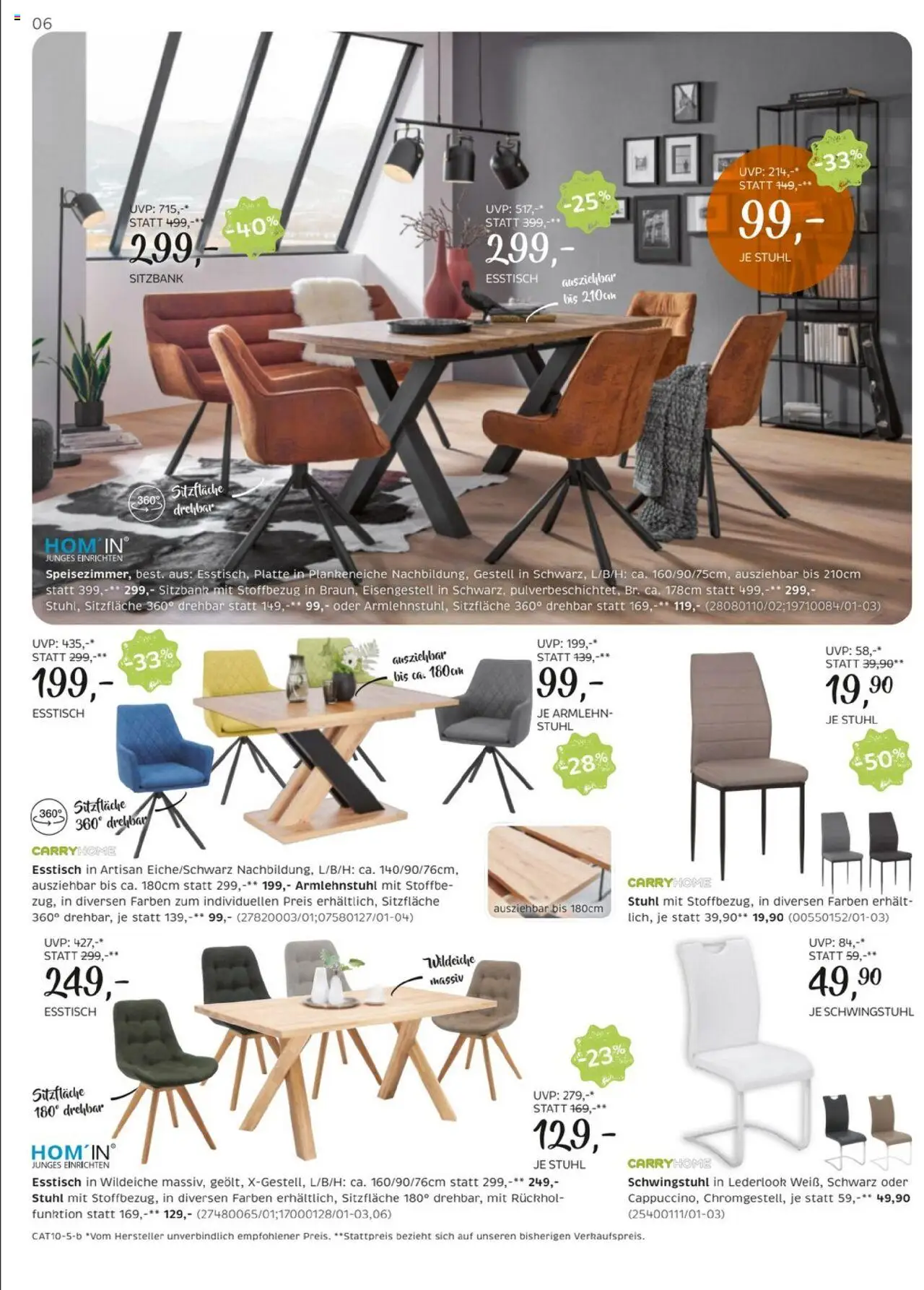 XXXLutz Carry Home gültig ab 14.10.2025 | Seite: 6 | Produkte: Stuhl