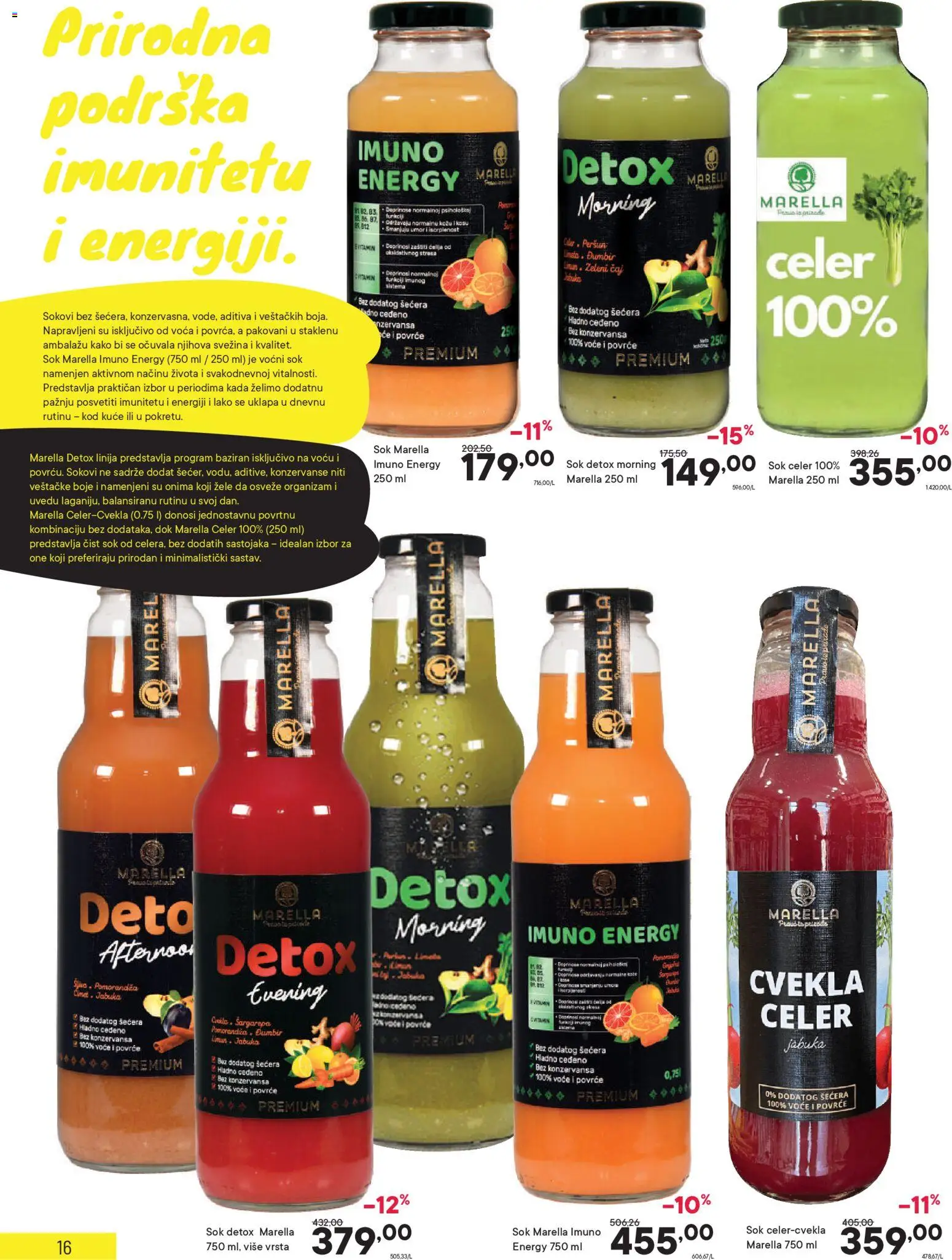PerSu katalog - važi od 24.02.2026 | Strana: 16 | Proizvode: Cvekla, Sok, Celer, Čaj