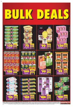 Shoprite specials catalogue – valid from 20.10.2025 | Page: 10 | Products: Baked beans, Rice, Tomato sauce, Fruit
