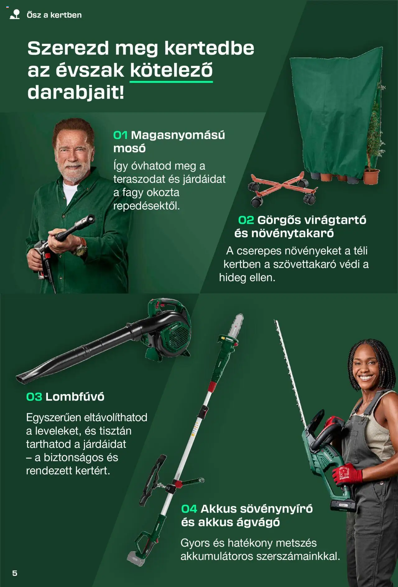 Lidl akciós ujság - amely érvényes a következő dátumtól: 26.08.2025 | Oldal: 5 | Termékek: Parkside, Virágtartó, Magasnyomású mosó, Ágvágó