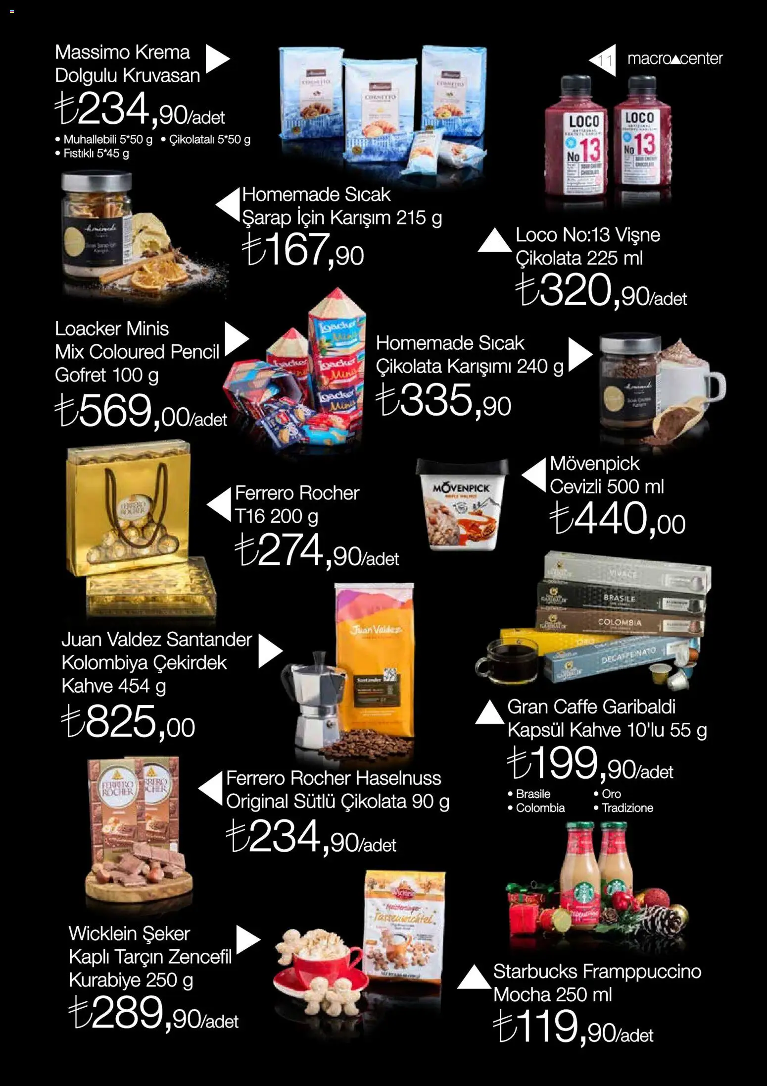 Migros Katalog - MacroStyle - 01.12.2025 tarihinden itibaren geçerlidir | Sayfa: 11 | Ürünler: Gofret, Çikolata, Vişne, Zencefil