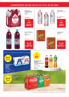 Alvo folder - Voorbeeld van een folder van Alvo, geldig van 22.04.2026 | Pagina: 11 | Producten: Coca Cola, Fanta, Sprite, Mineraalwater