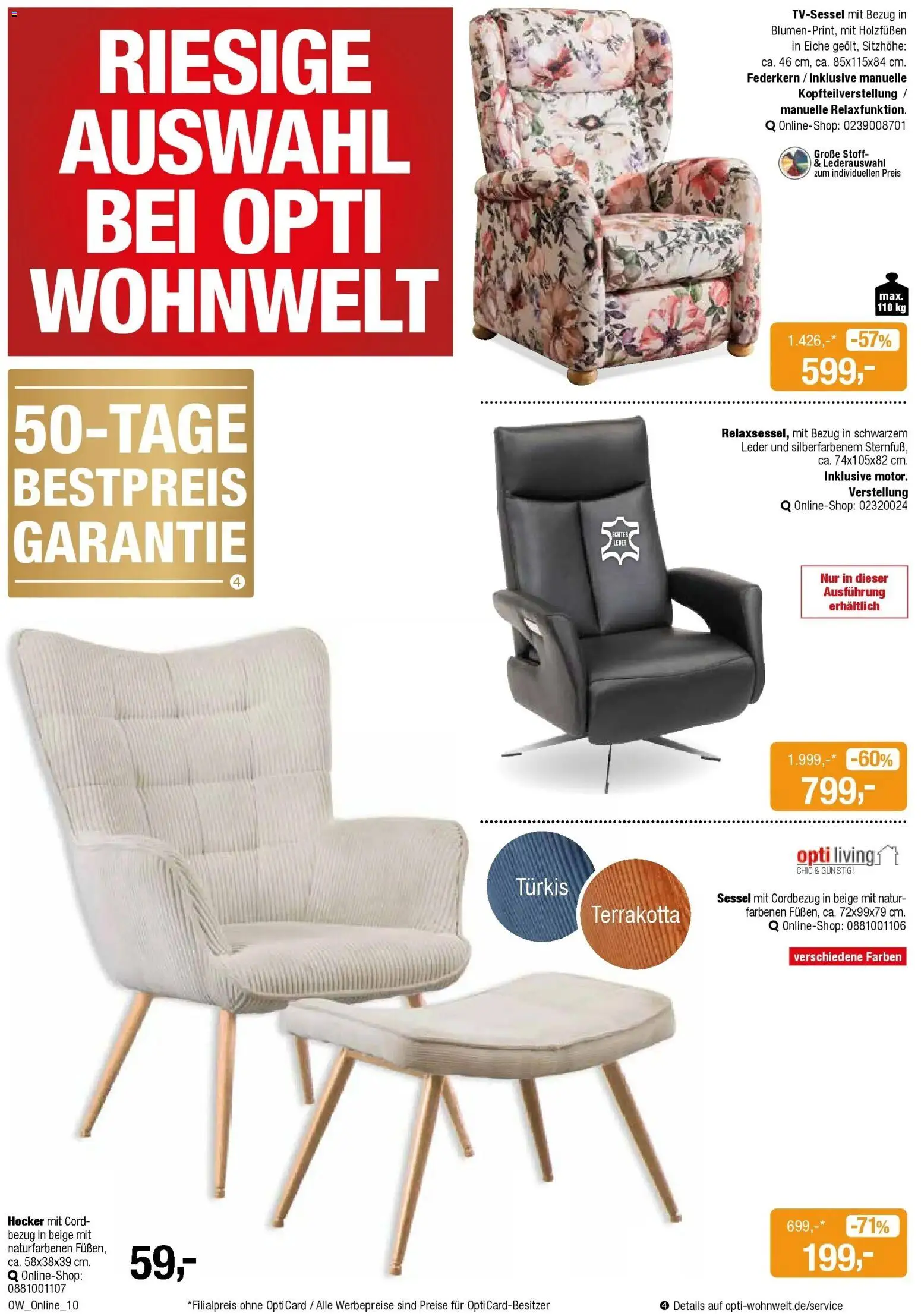 Angebote - Dein trendiges Möbelhaus – gültig ab 21.03.2026 | Seite: 10 | Produkte: Hocker, Sessel