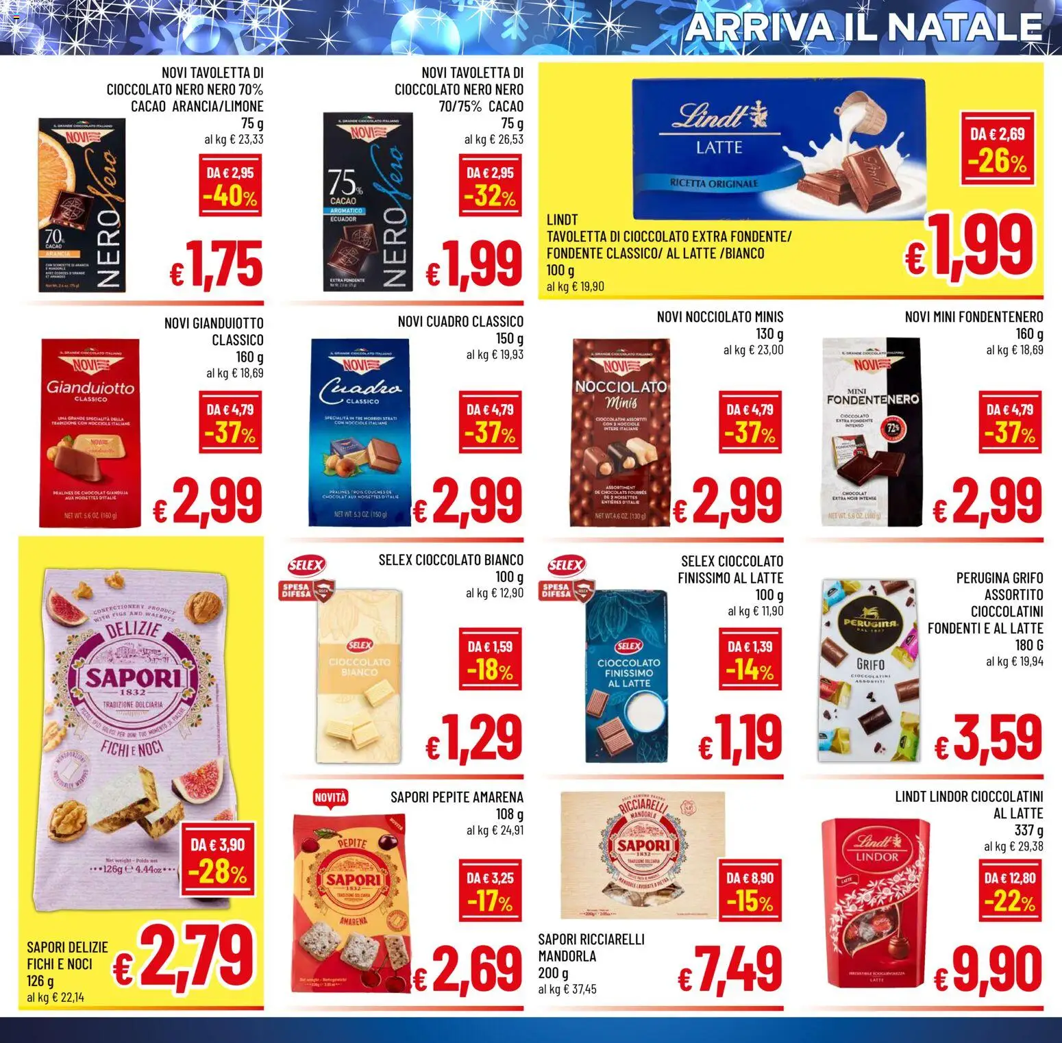 Volantino A&O del 26.11.2025 | Pagina: 11 | Prodotti: Cioccolato, Noci, Nocciole, Arancia