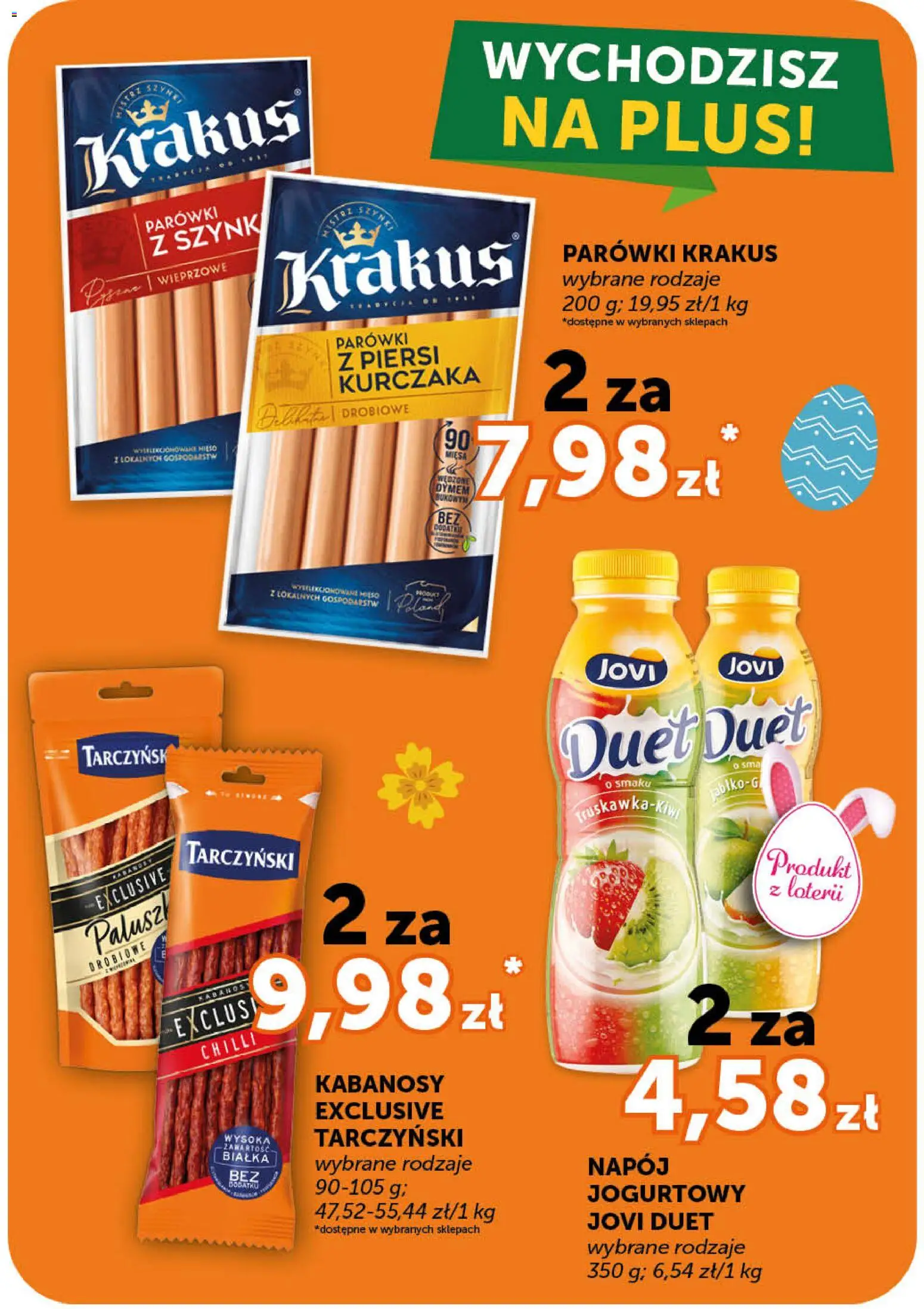 Euro Sklep gazetka - Market od 02.04.2026 | Strona: 10 | Produkty: Piersi, Kabanosy, Parówki