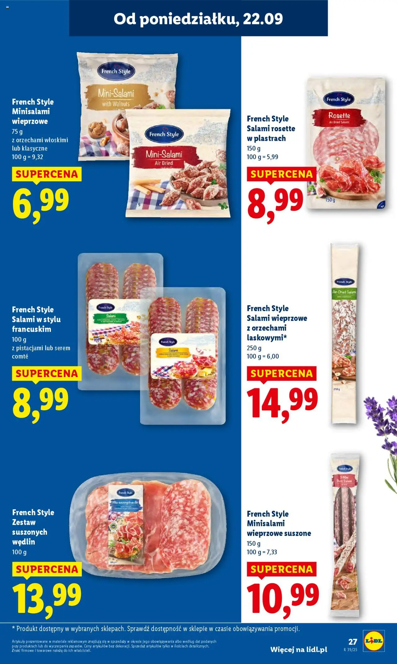 Lidl Gazetka od 22.09.2025 | Strona: 33 | Produkty: Salami