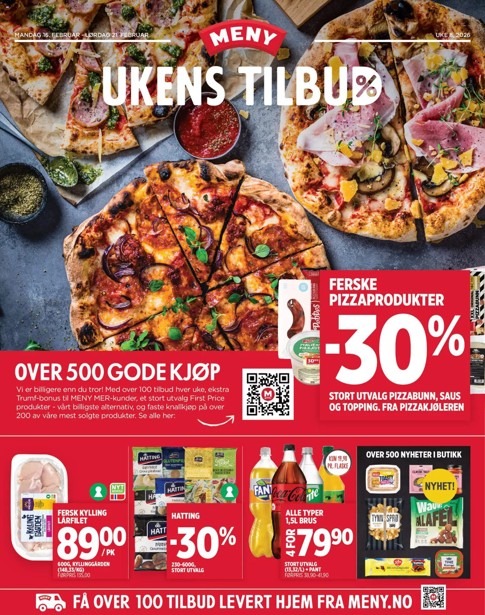 {H1} | Side: 1 | Produkter: Деревні плити, Kylling, Brus, Saus