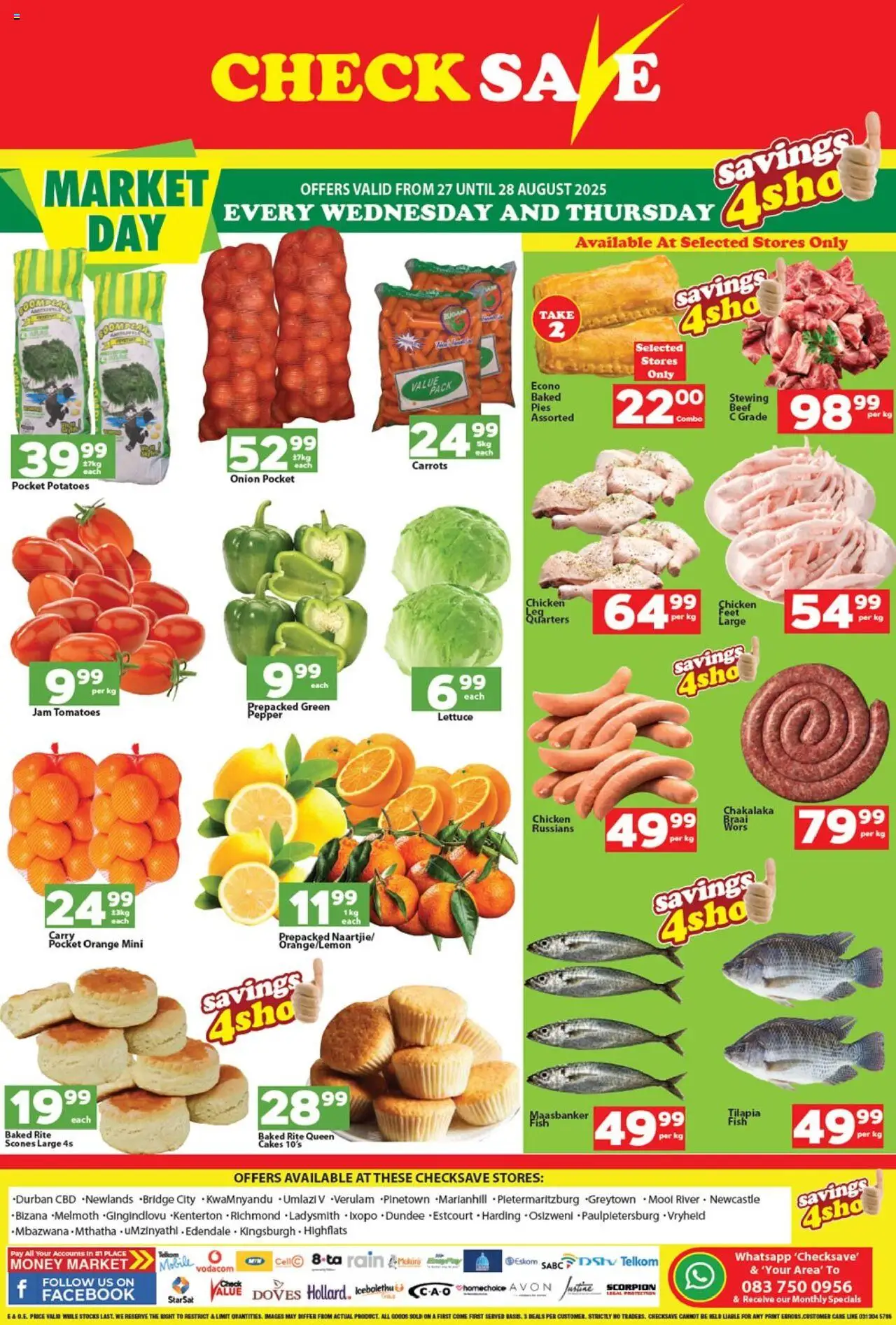 Check Save Specials │ valid from 27.08.2025 | Page: 2 | Products: Jam, Beef, Potatoes, Pepper