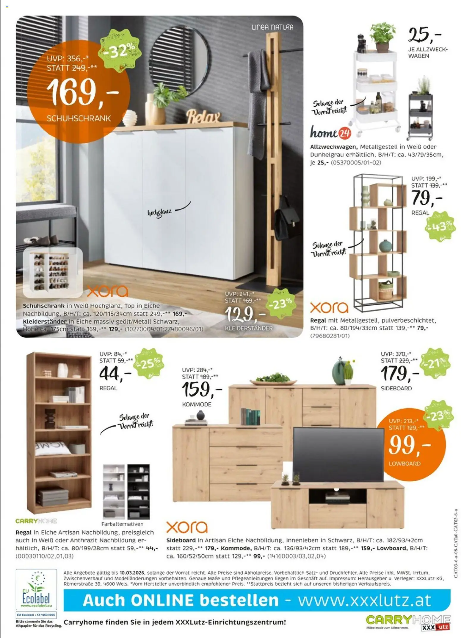 XXXLutz Carry Home gültig ab 24.02.2026 | Seite: 8 | Produkte: Kommode, Regal