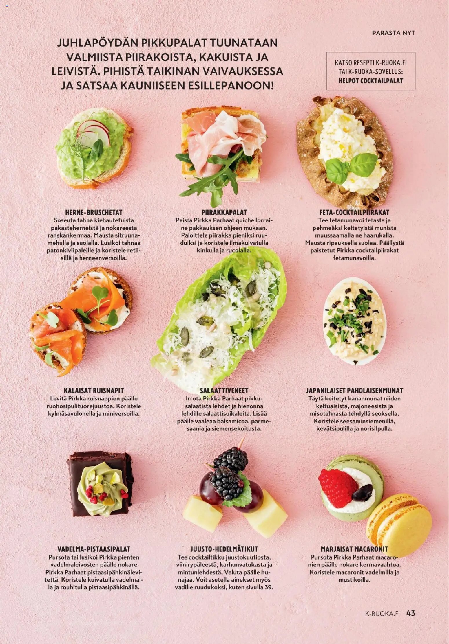 K-Market tarjoukset - K-Ruoka – voimassa 06.05.2026 alkaen | Sivu: 43 | Tuotteet: Piirakka, Tee