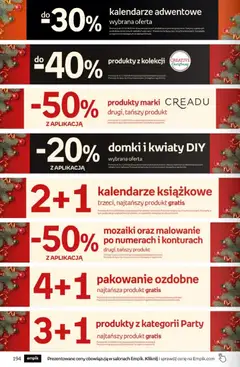 Pogląd oferty "Empik promocje" - ważna od 10.12.2025 | Strona: 194 | Produkty: Kalendarze adwentowe, Kwiaty