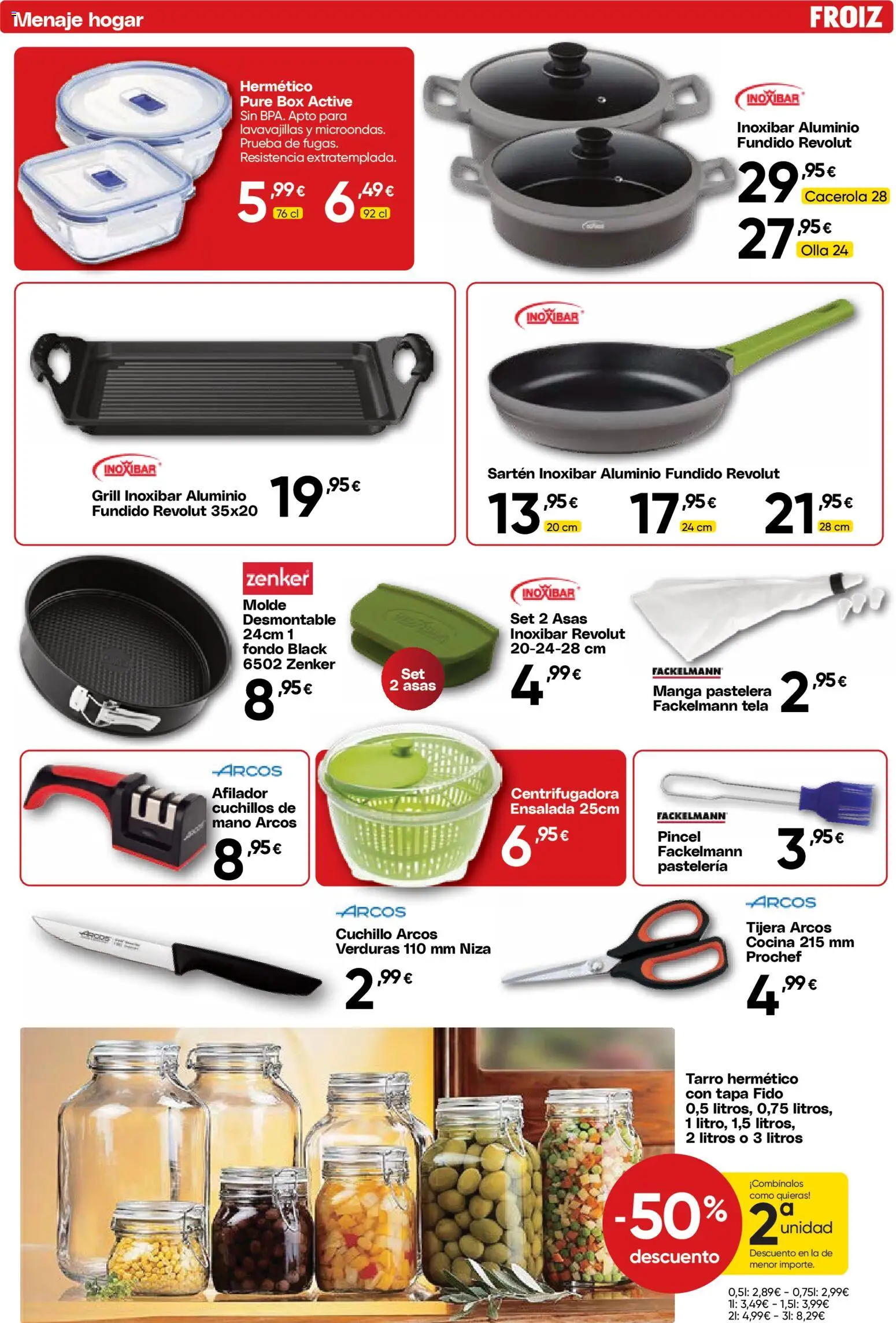 Froiz - Folleto Hiper │ válido desde el 25.02.2026 | Página: 8 | Productos: Ensalada, Cocina, Lavavajillas