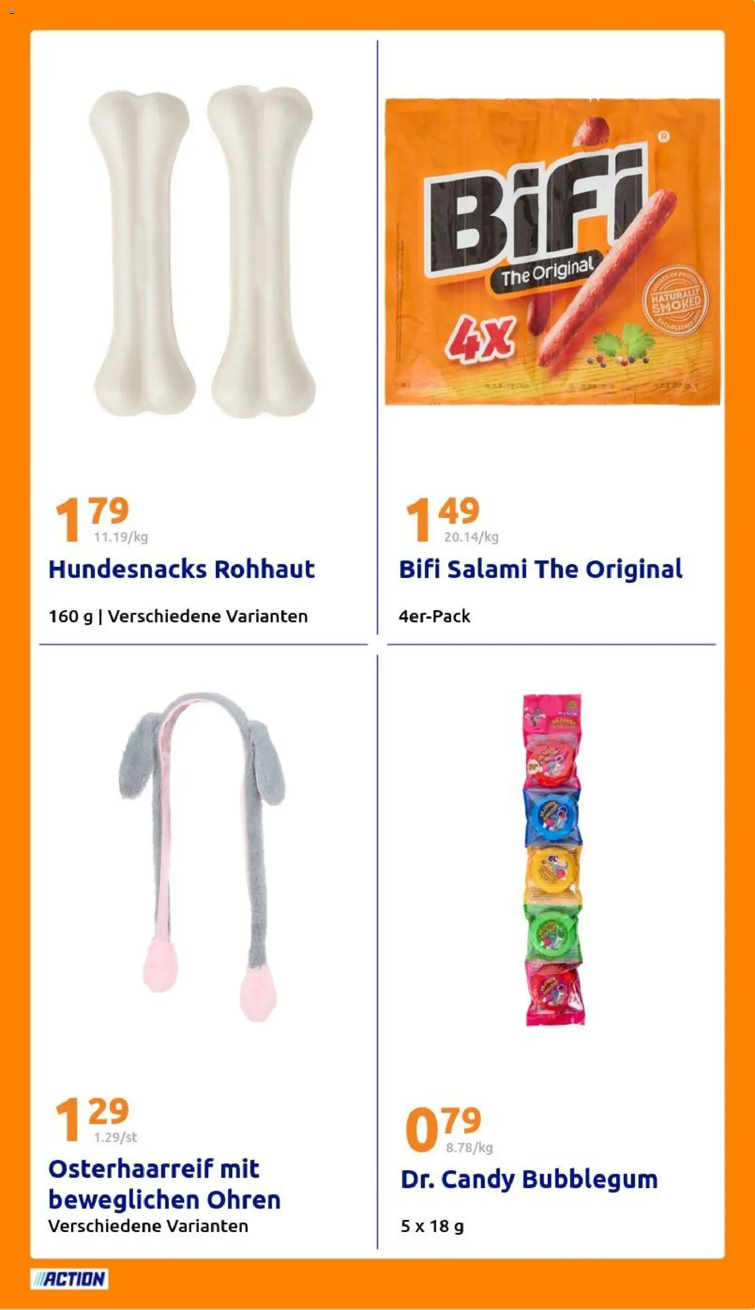 Action Prospekt – gültig ab 25.03.2026 | Seite: 23 | Produkte: Bifi, Salami