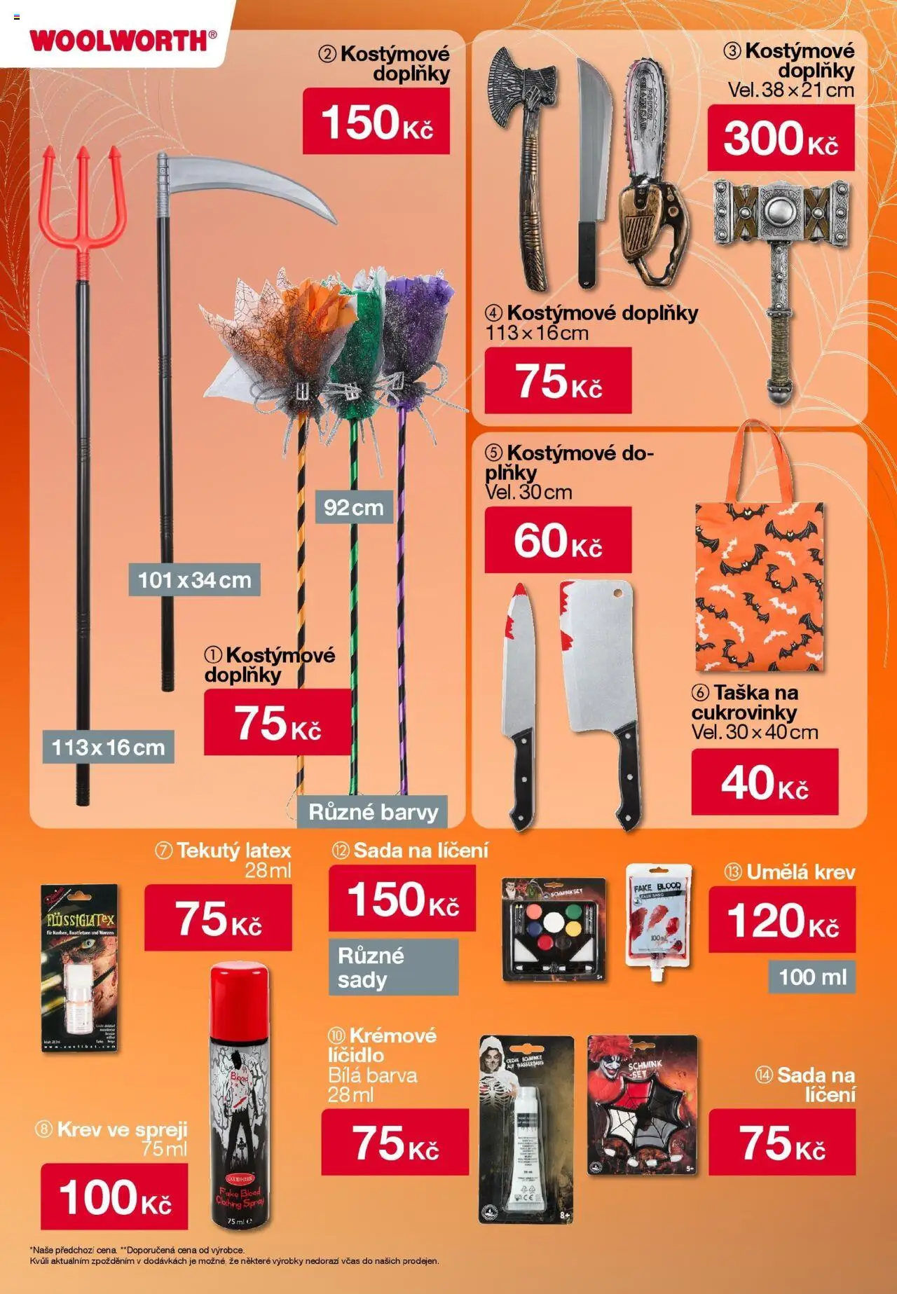 Woolworth leták od 03.10.2025 - akční nabídka | Strana: 22 | Produkty: Taška, Barvy