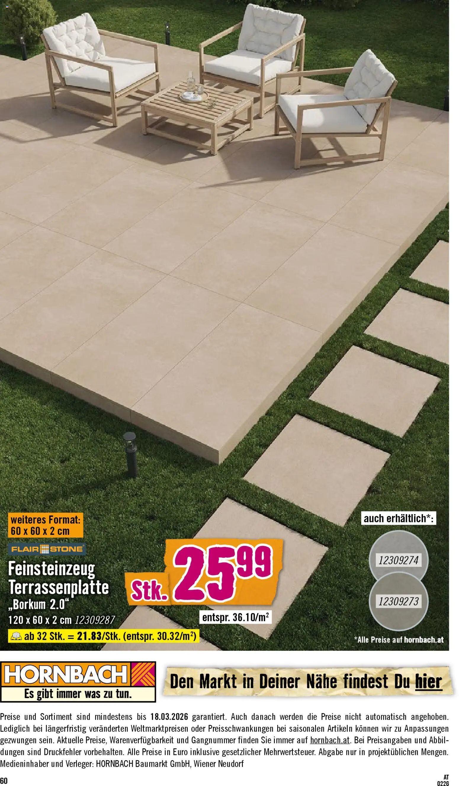 Hornbach Flugblatt gültig ab 23.02.2026 | Seite: 60