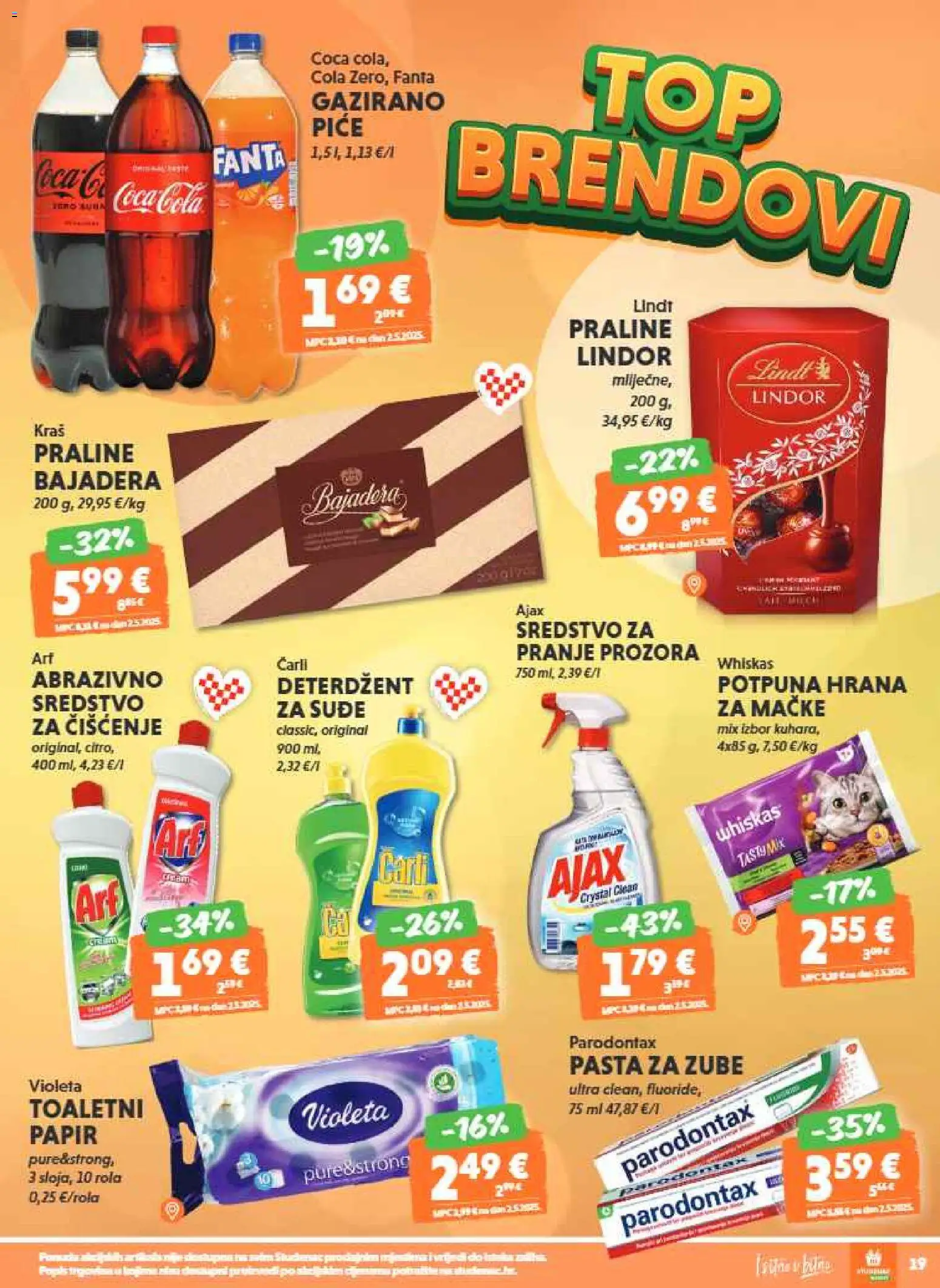 Studenac katalog | vrijedi od 03.12.2025 | Stranica: 19 | Proizvodi: Whiskas, Pasta za zube, Pasta, Parodontax