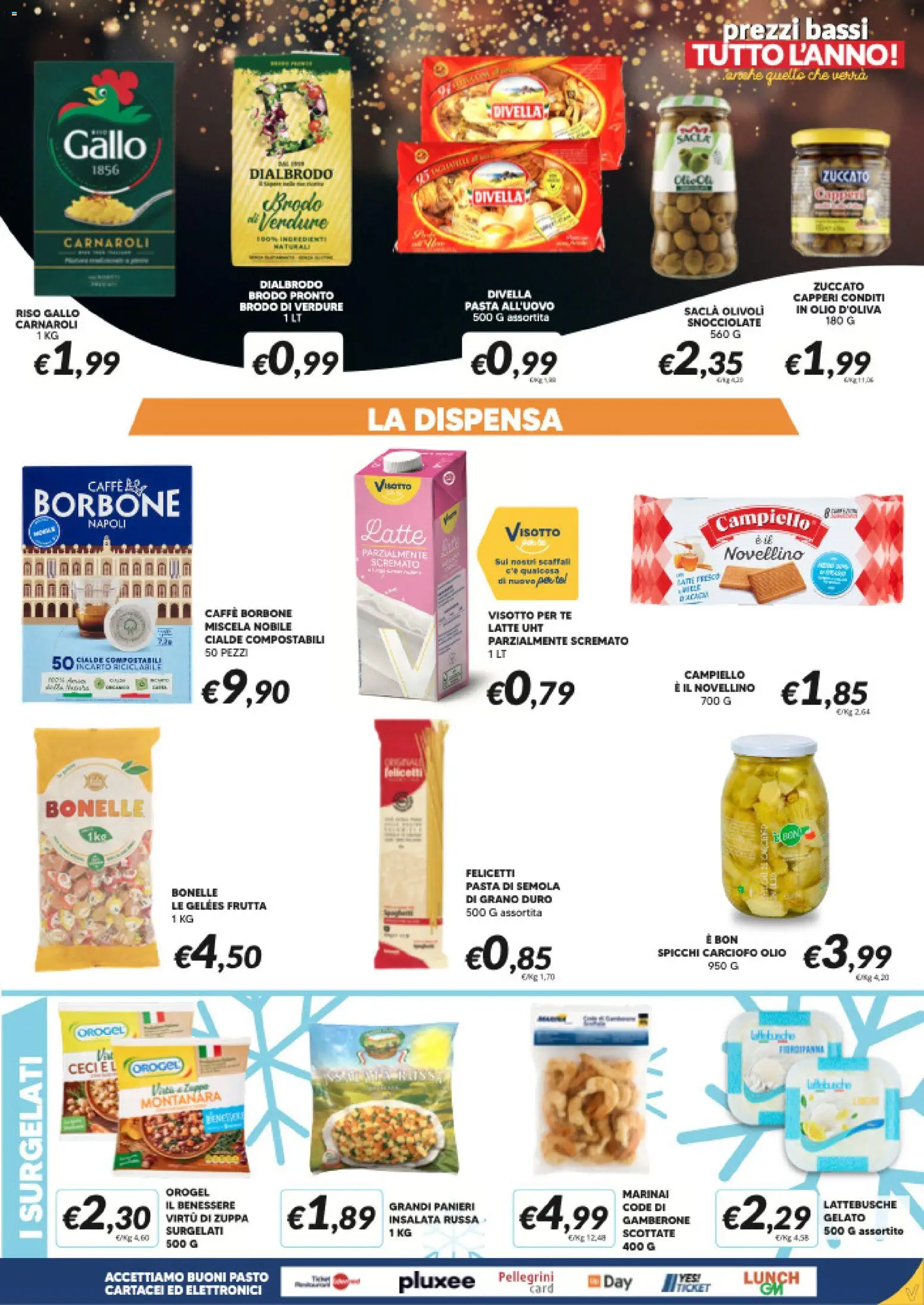 Volantino Visotto del 27.12.2025 | Pagina: 5 | Prodotti: Gelato, Insalata, Frutta, Pasta