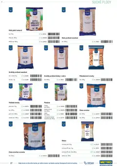 Metro leták platný od 01.01.2025 | Strana: 27 | Produkty: Orechy, Arašidy, Pistácie, Vlašské orechy