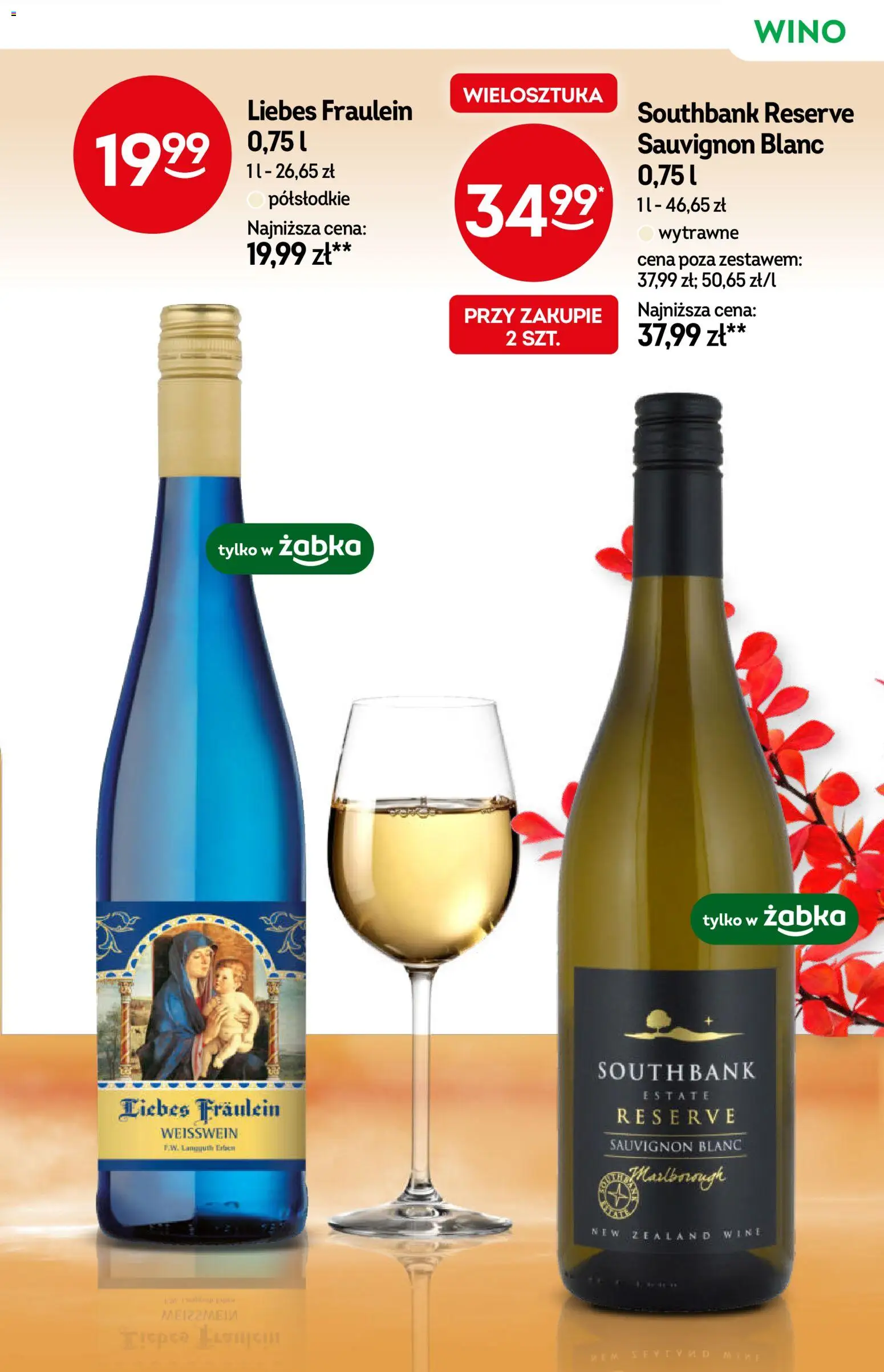 Żabka Black Friday od 26.11.2025 | Strona: 19 | Produkty: Wino