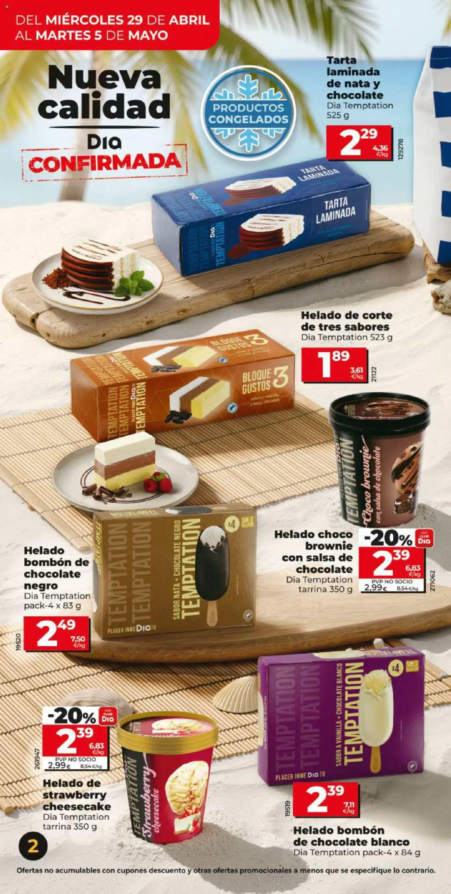 Dia - folleto Market │ válido desde el 29.04.2026 | Página: 2 | Productos: Helado bombón, Chocolate, Helado