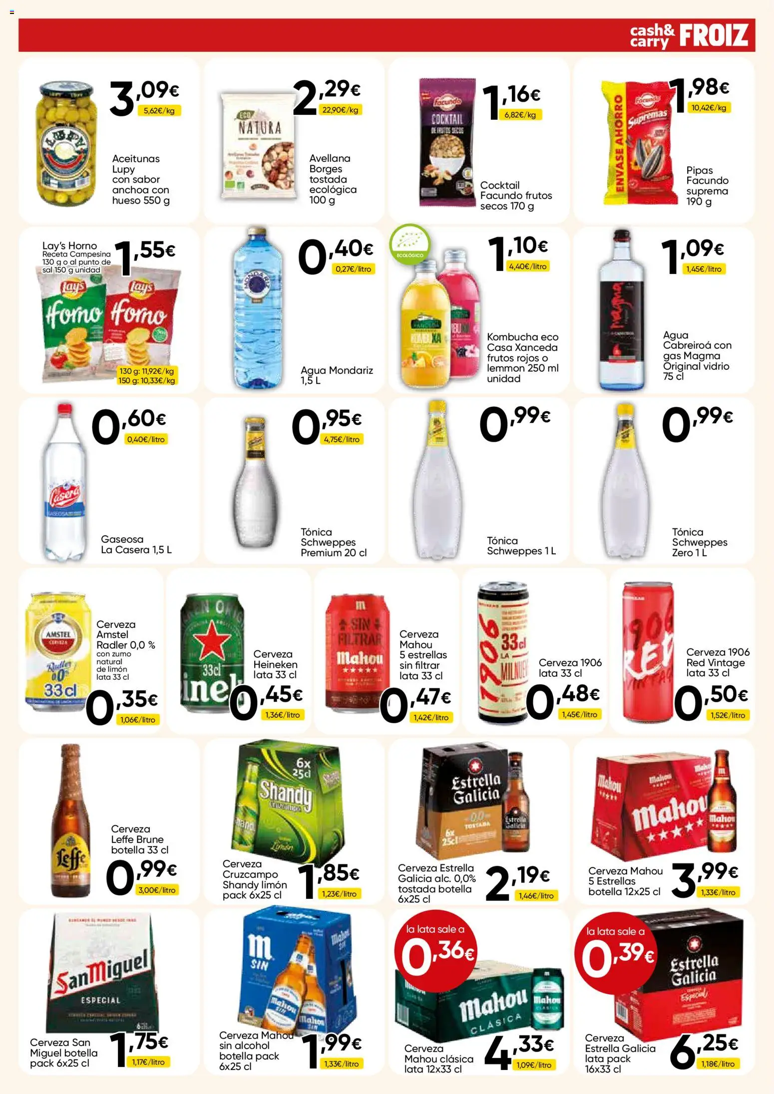 Froiz - Folleto Cash │ válido desde el 28.04.2026 | Página: 7 | Productos: Ροζ πιπέρι, Horno, Σπανάκι, Gaseosa
