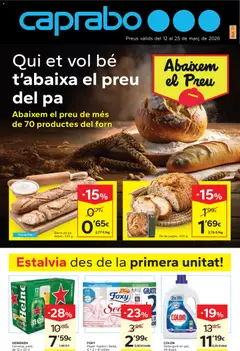 Vista previa Caprabo Abaixem el preu válido desde el 12.03.2026