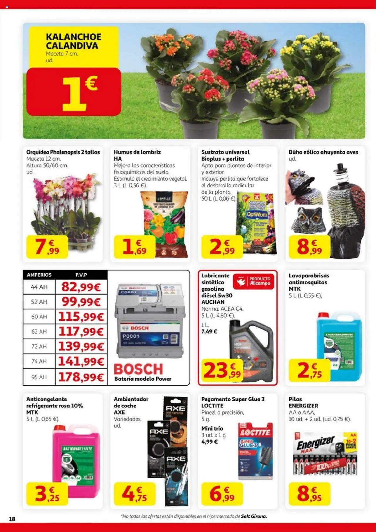 Alcampo - HP catalan │ válido desde el 11.09.2025 | Página: 18 | Productos: Noodles αυγού, Batería, Maceta