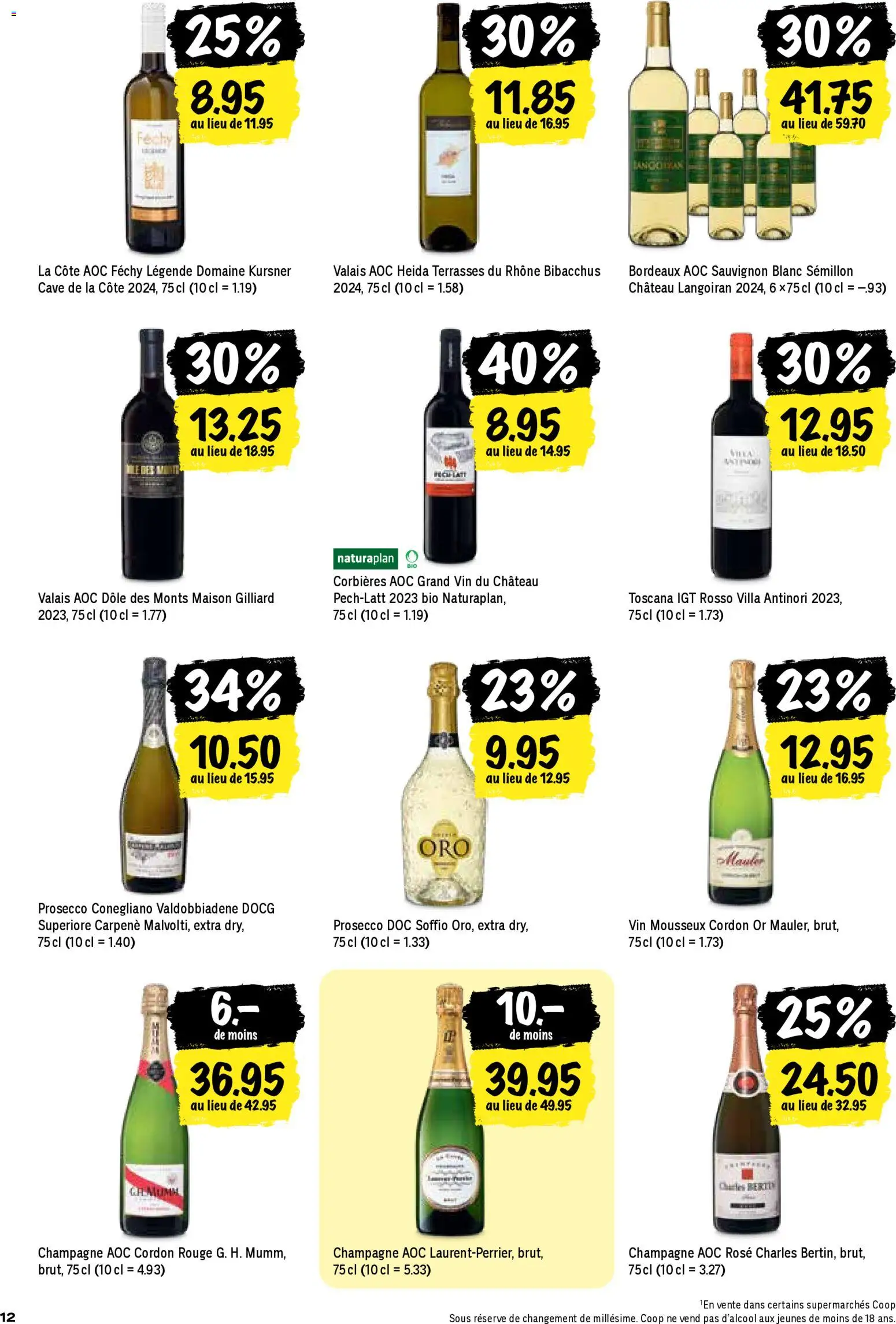 Coop aktionen FR – gültig ab 26.03.2026 | Seite: 12 | Produkte: Rouge