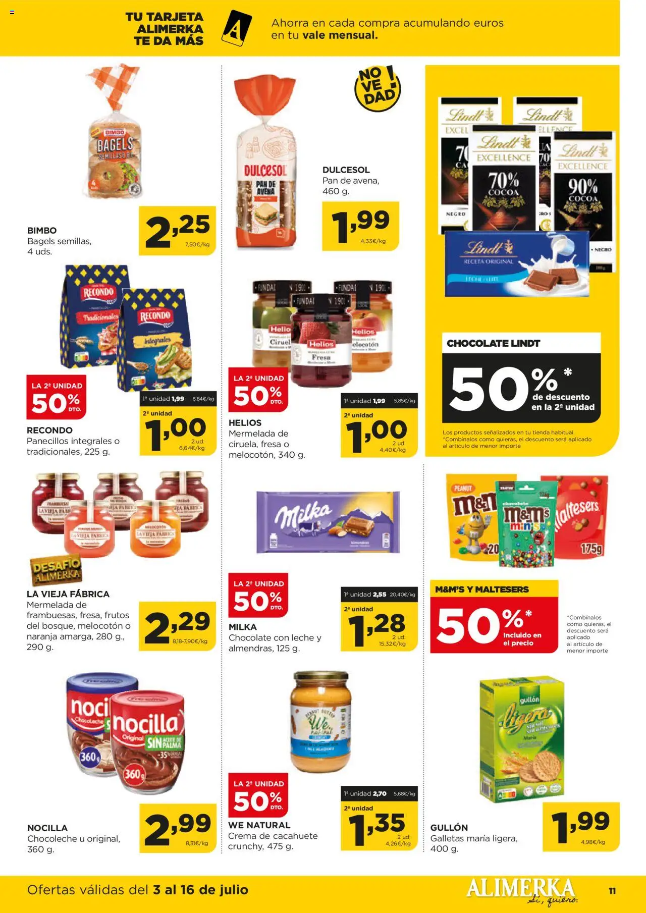 Alimerka folleto Asturias │ válido desde el 03.07.2025 | Página: 12 | Productos: Pan, Chocolate, Crema, Funda