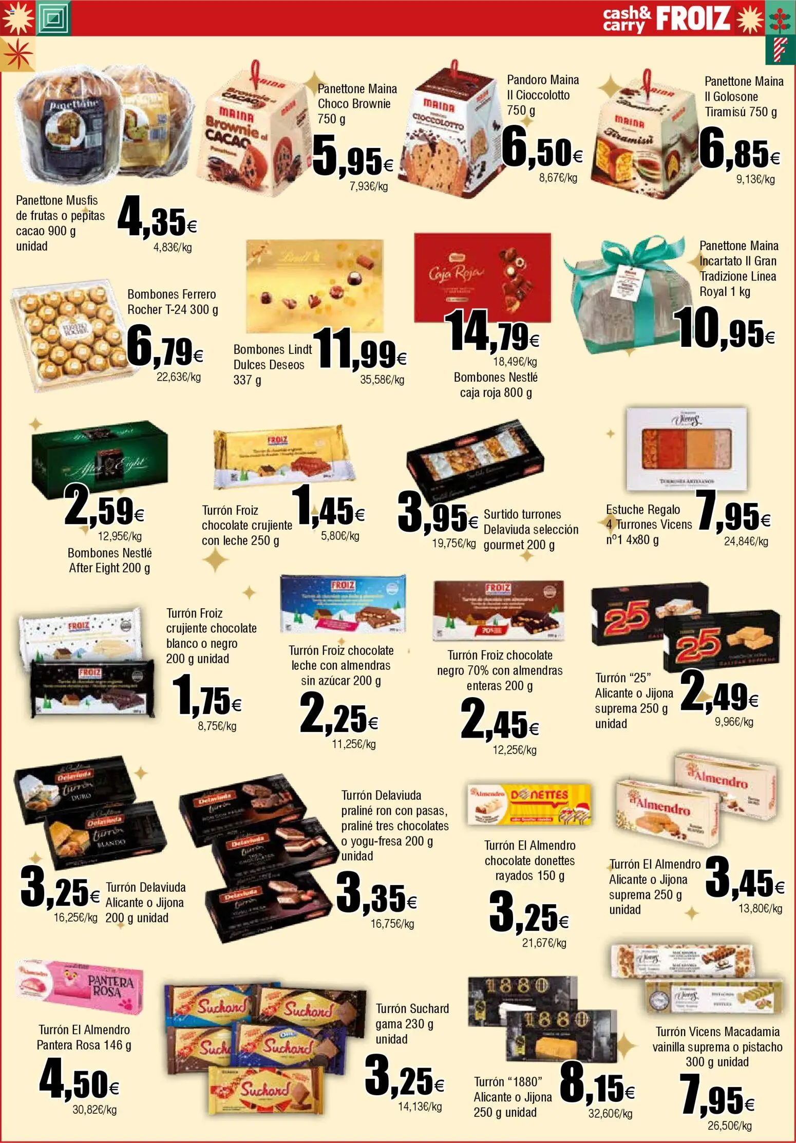 Froiz - Folleto Cash │ válido desde el 18.12.2025 | Página: 3 | Productos: Leche, Chocolate, Φρυγανιές σικάλεως, Caja