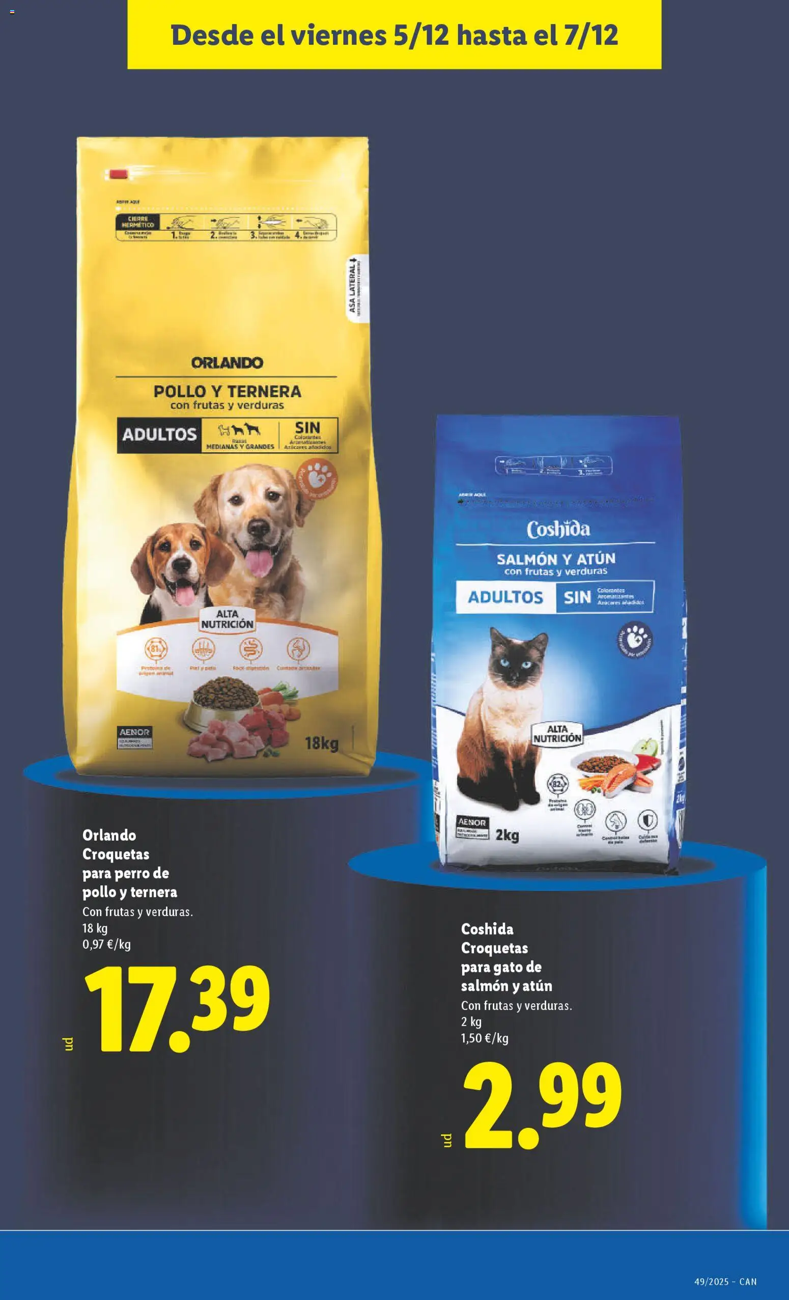 Lidl - Canarias │ válido desde el 01.12.2025 | Página: 25 | Productos: Croquetas