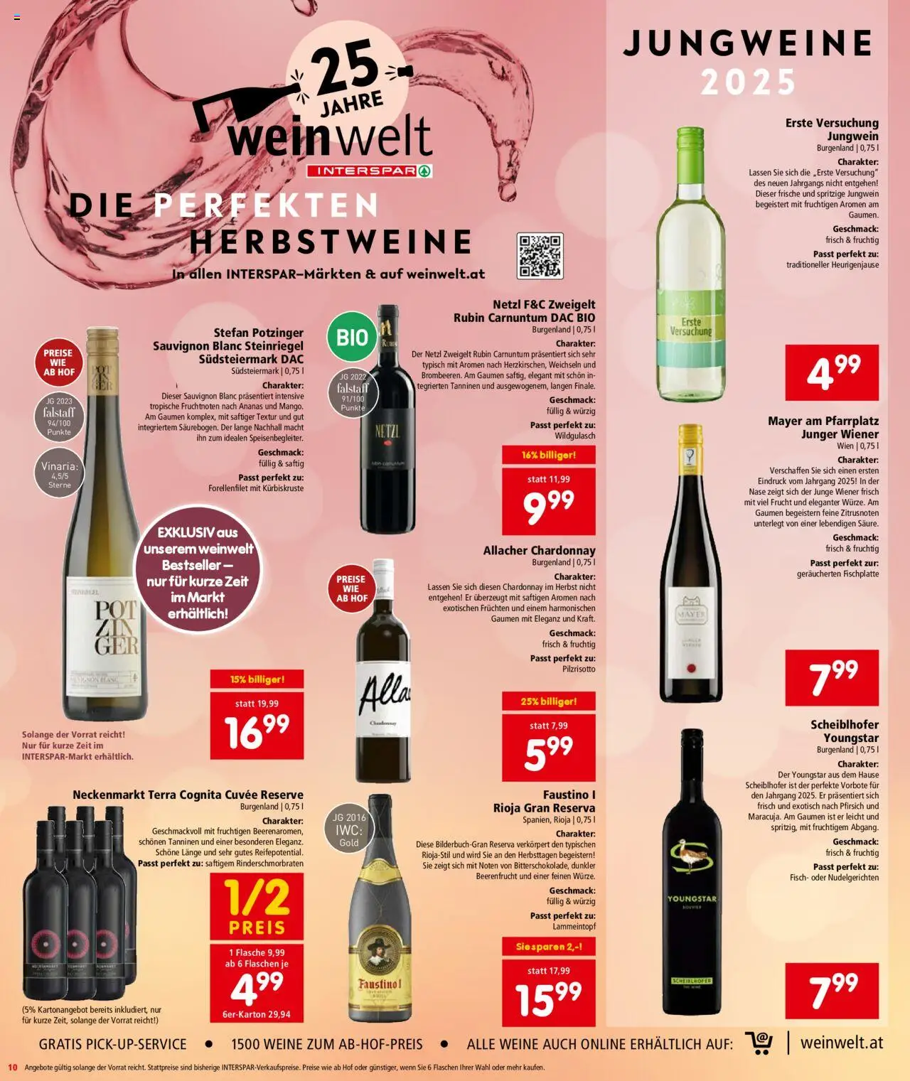 Interspar Flugblatt - Wien gültig ab 16.10.2025 | Seite: 11 | Produkte: Pfirsich, Fisch, Ananas